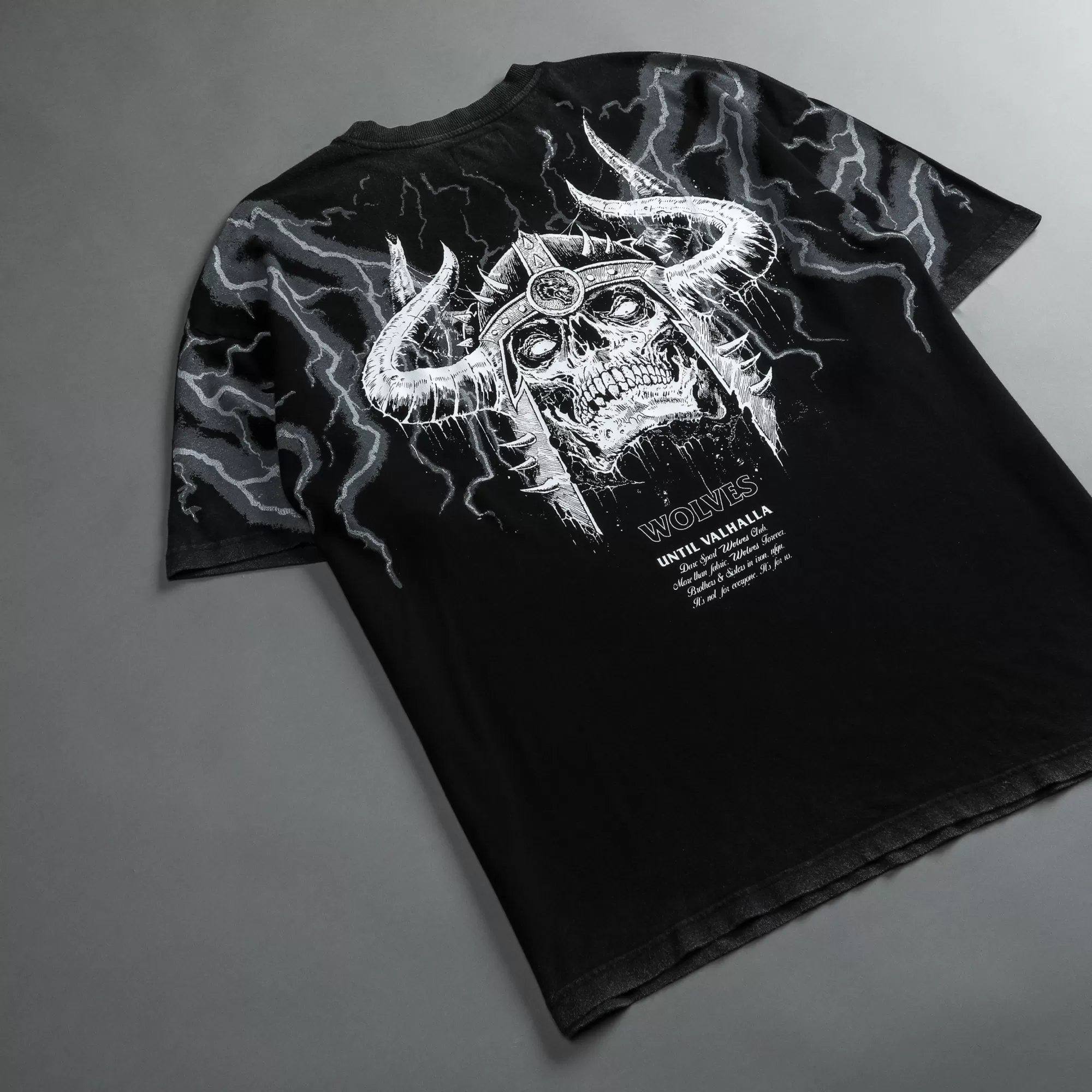 Clearance Above Us "Premium Vintage" Oversized Tee In Black Men Premium/Oversized Tees