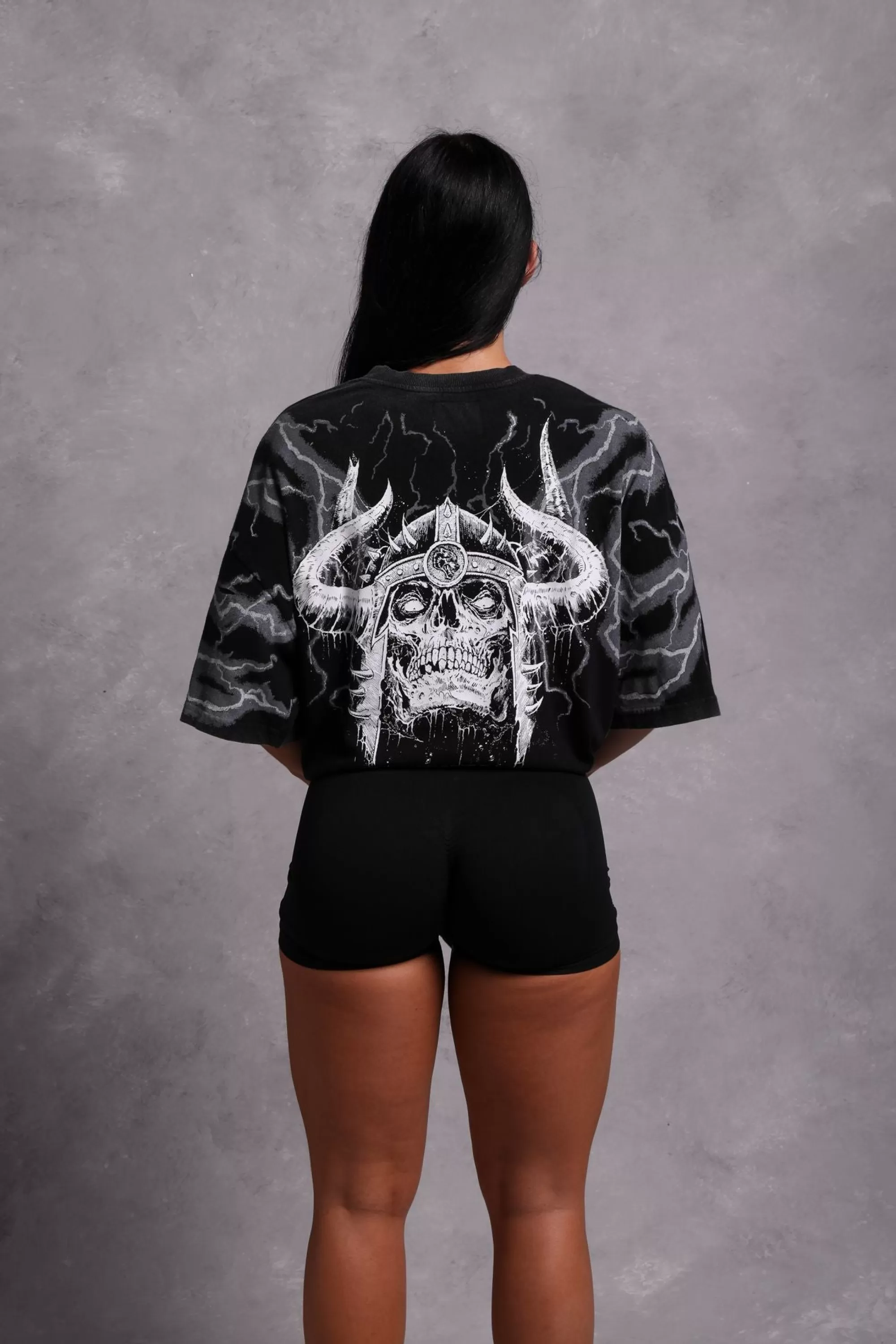 Clearance Above Us "Premium Vintage" Oversized Tee In Black Men Premium/Oversized Tees