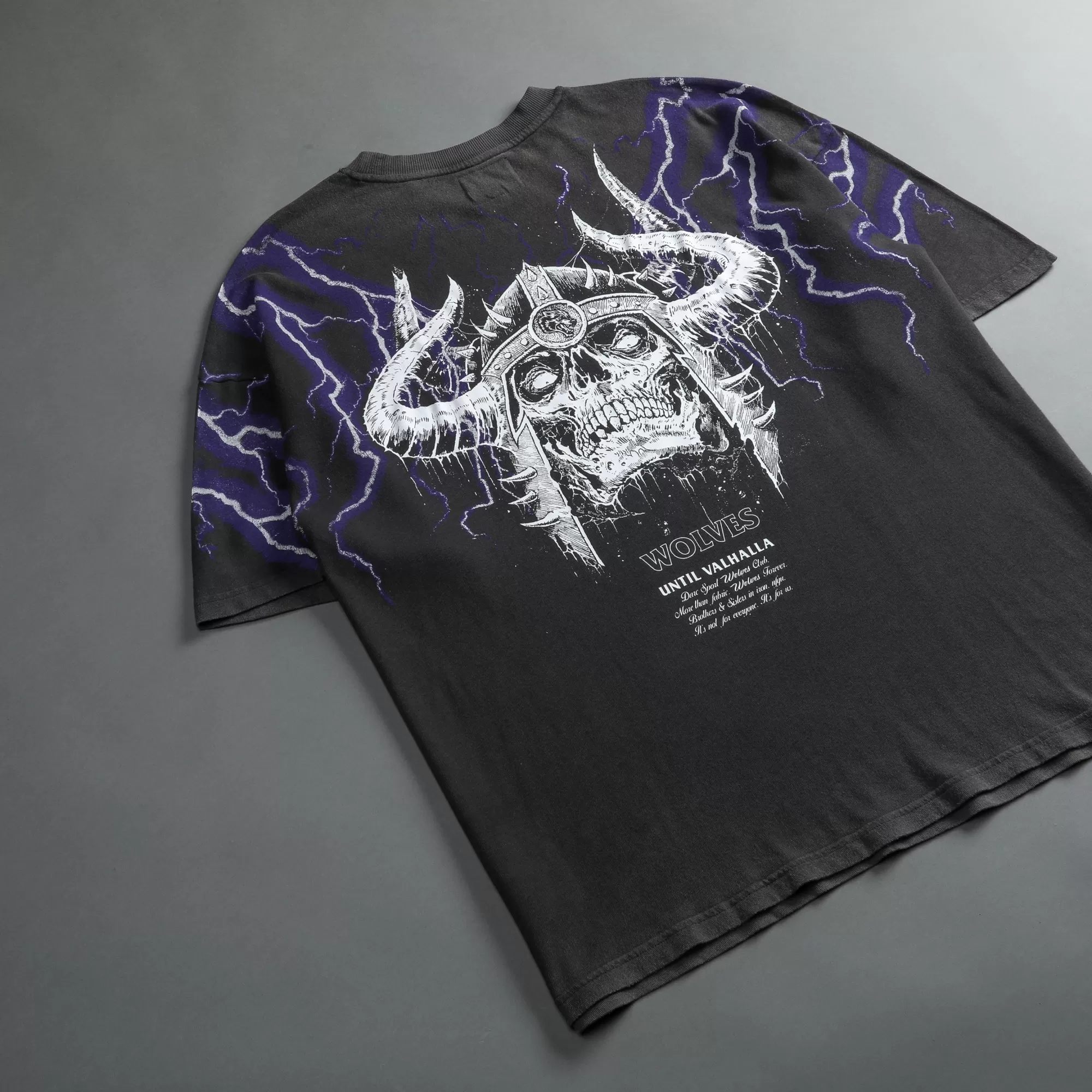 Best Above Us "Premium Vintage" Oversized Tee In Wolf Gray Men Premium/Oversized Tees