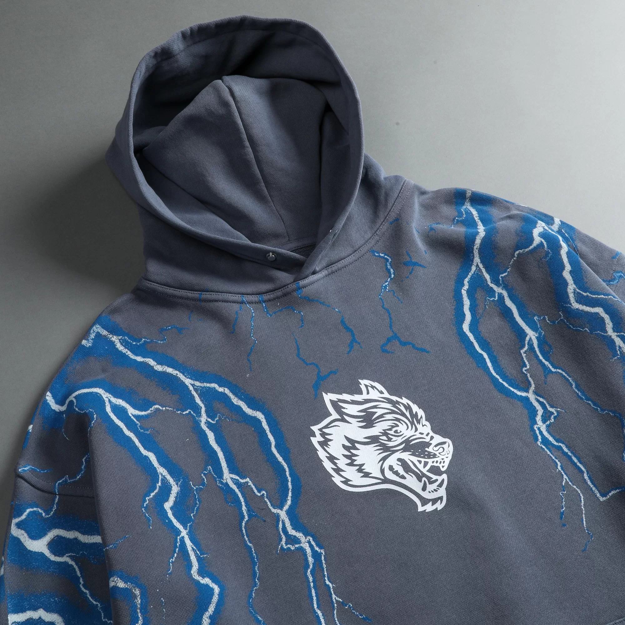 Discount Above Us "Vintage Pierce" Hoodie In Norse Blue/Blue Lightning Men Pierce Hoodies