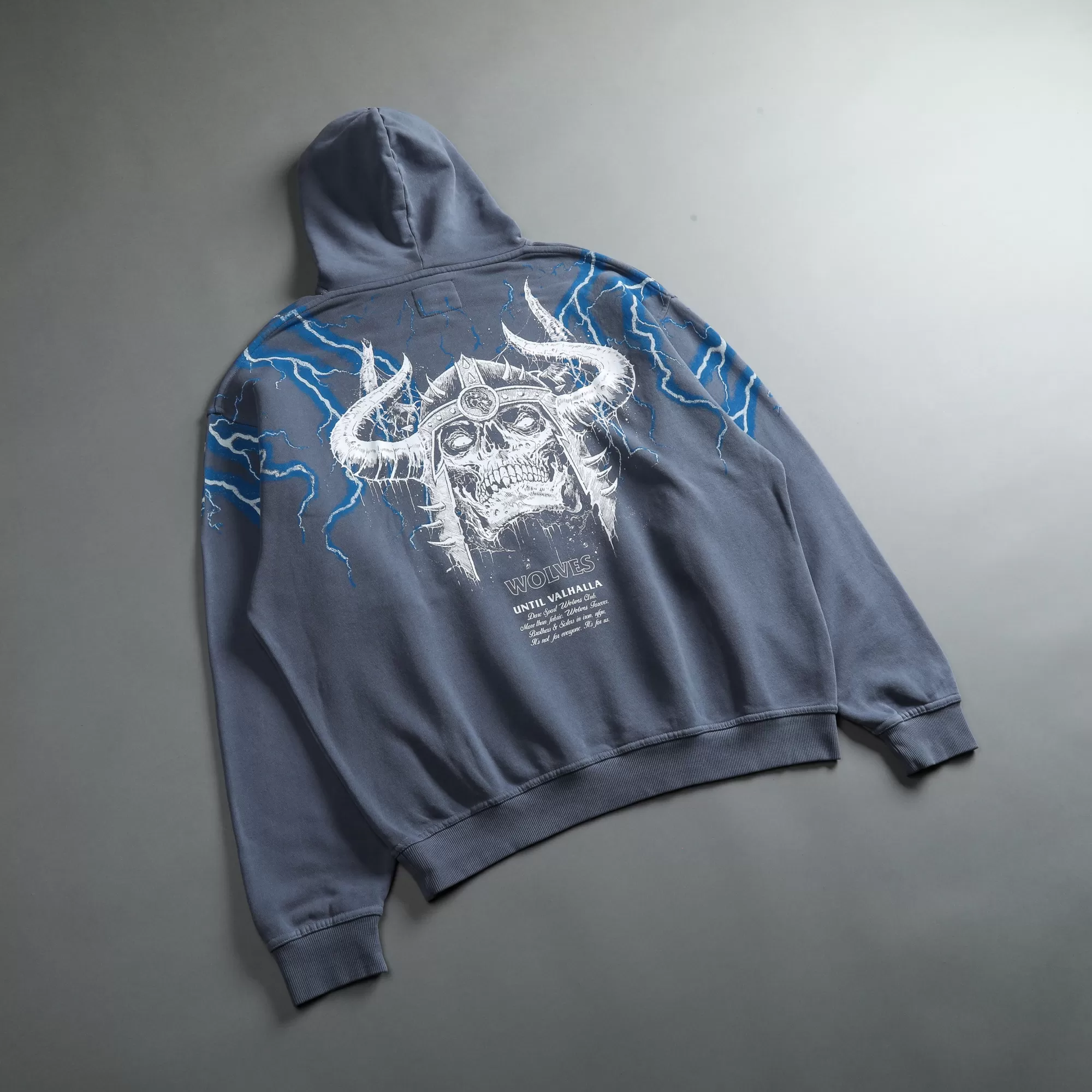 Discount Above Us "Vintage Pierce" Hoodie In Norse Blue/Blue Lightning Men Pierce Hoodies
