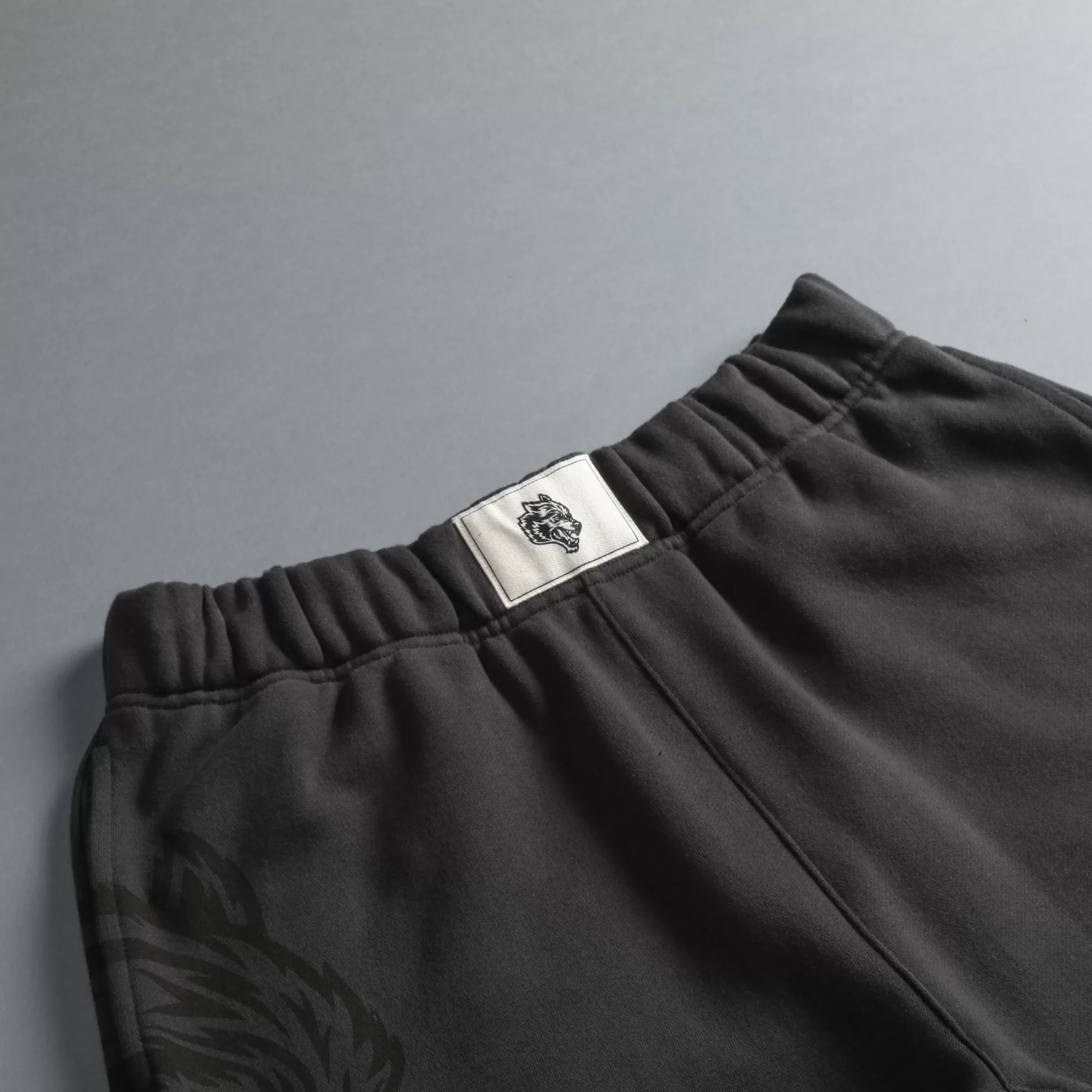 Hot Always Have Your Back Patch Liam Sweat Shorts In Wolf Gray/Black Men Shorts
