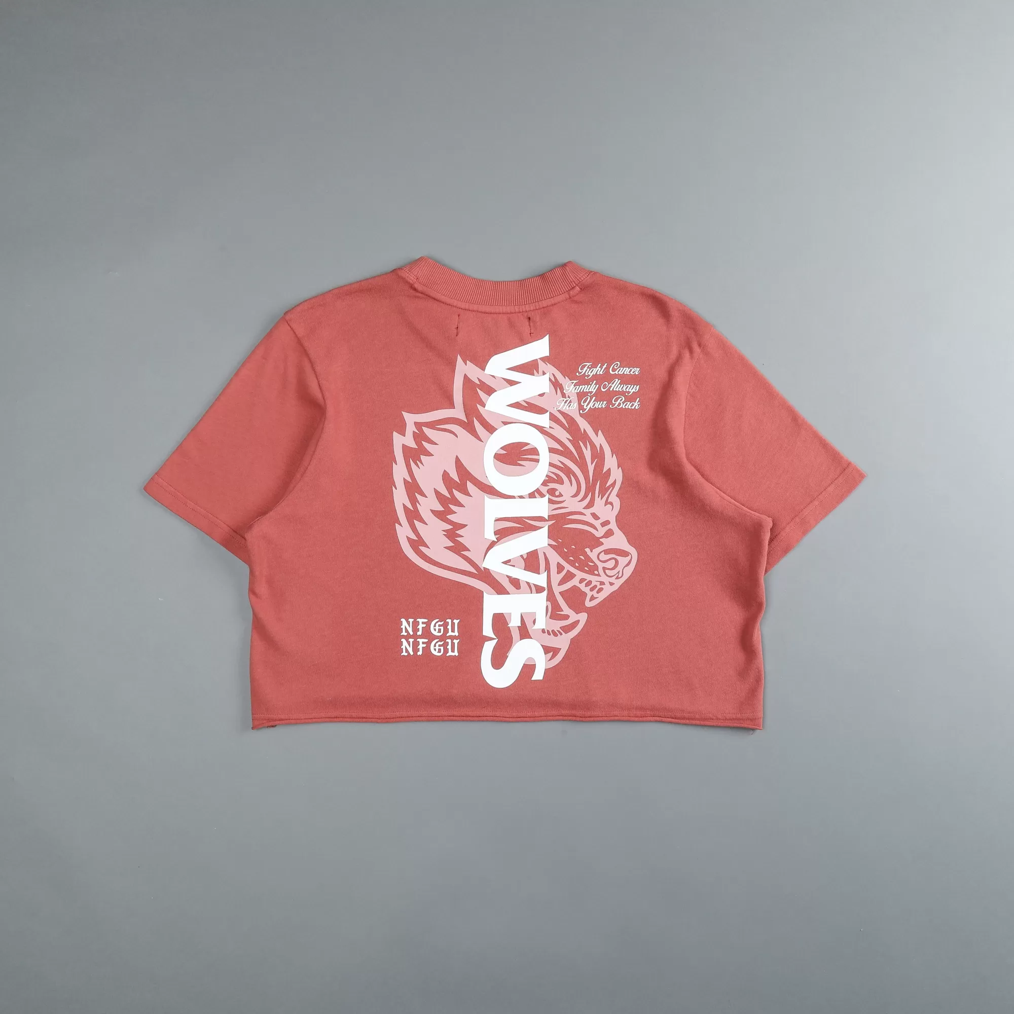 Clearance Always Have Your Back "Premium" (Cropped) Tee In Desert Sky Mauve/Light Mauve Women Tops