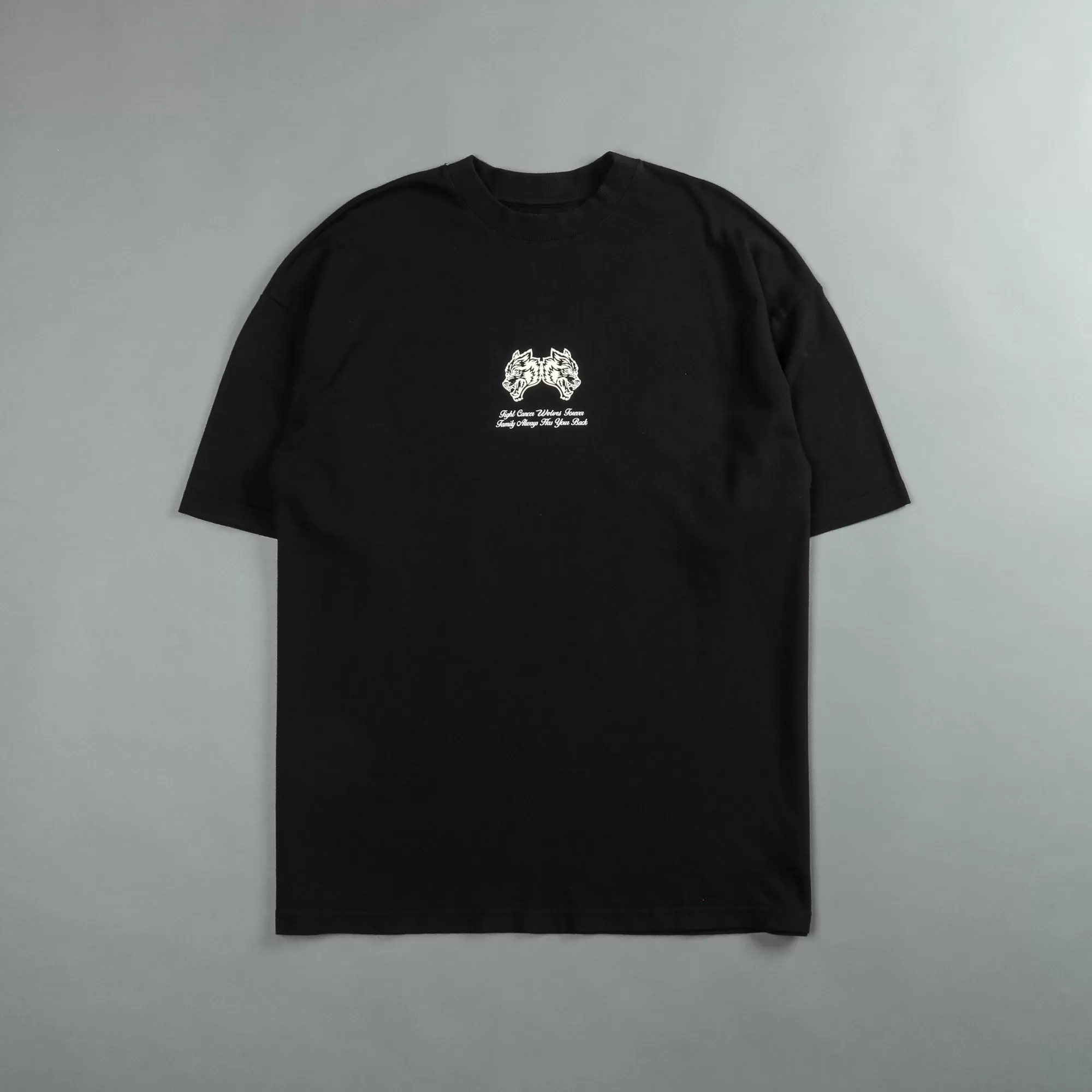 Store Always Have Your Back "Premium" Oversized Tee In Black/Cream Men Premium/Oversized Tees