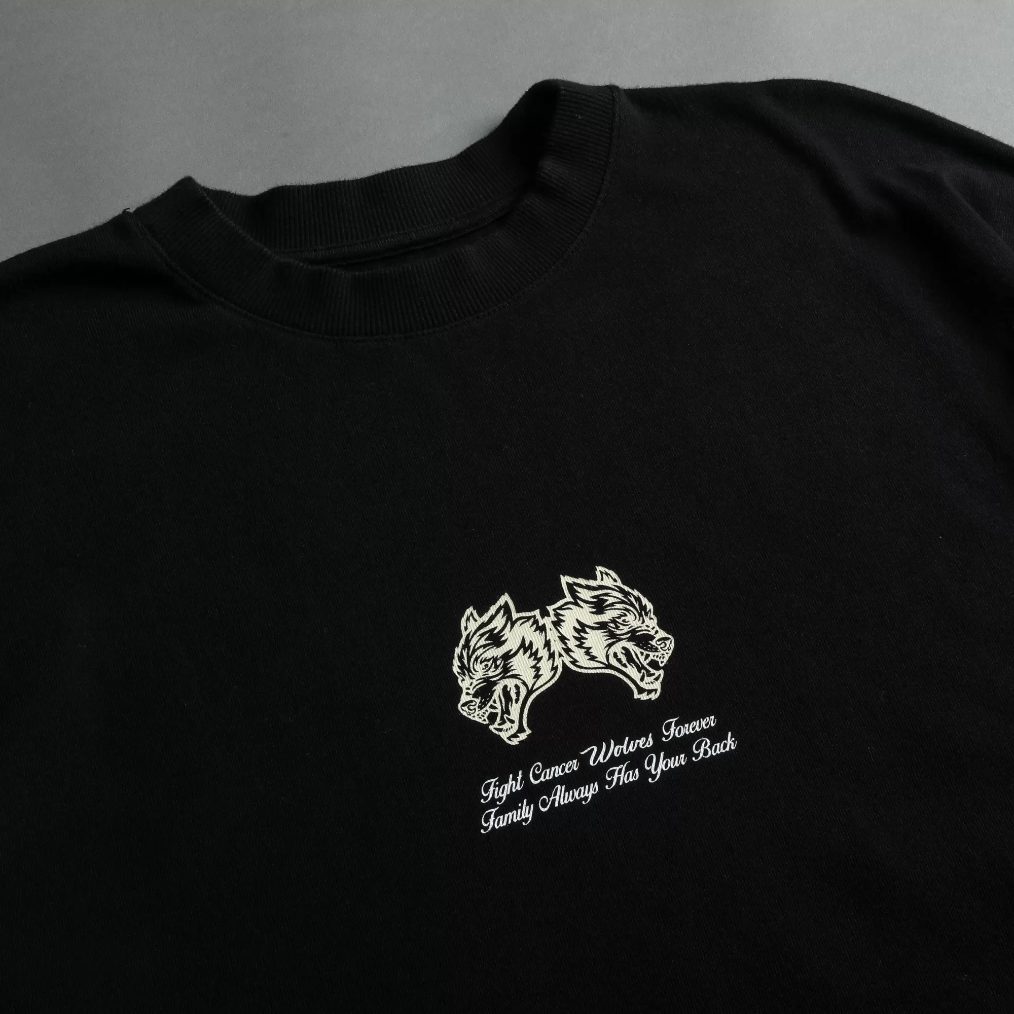 Store Always Have Your Back "Premium" Oversized Tee In Black/Cream Men Premium/Oversized Tees
