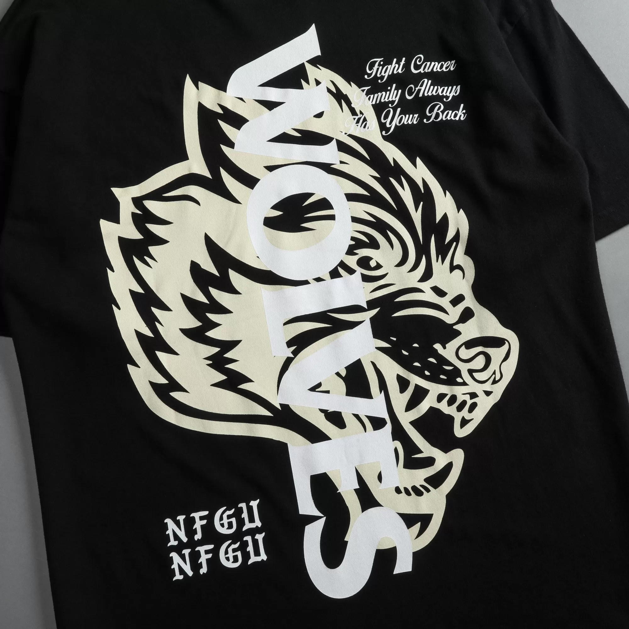 Store Always Have Your Back "Premium" Oversized Tee In Black/Cream Men Premium/Oversized Tees