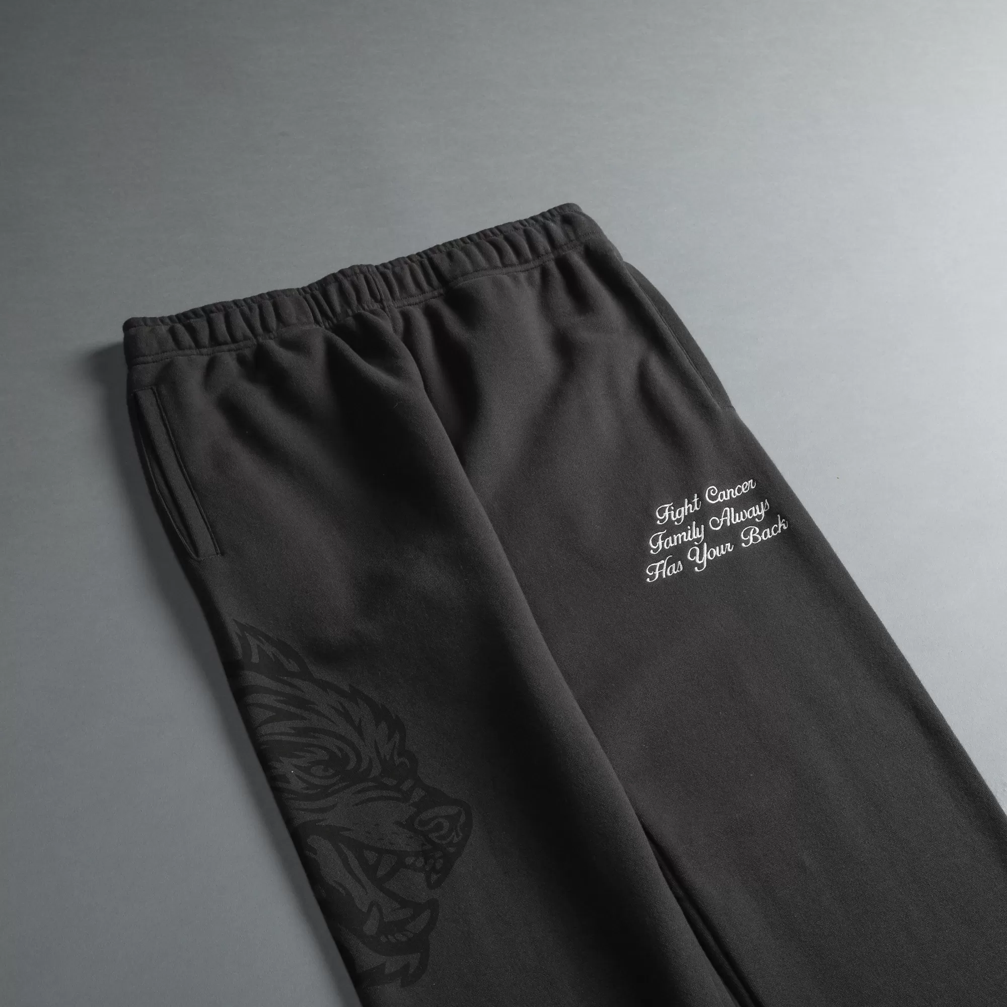 Best Always Have Your Back She Post Lounge Sweats In Wolf Gray/Black Women Bottoms