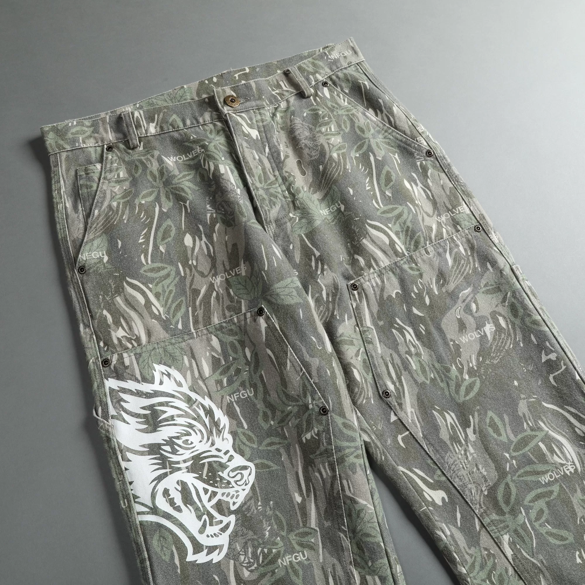 Store Been Through It Hoffa Flare Pants In Norse Camo Men Pants