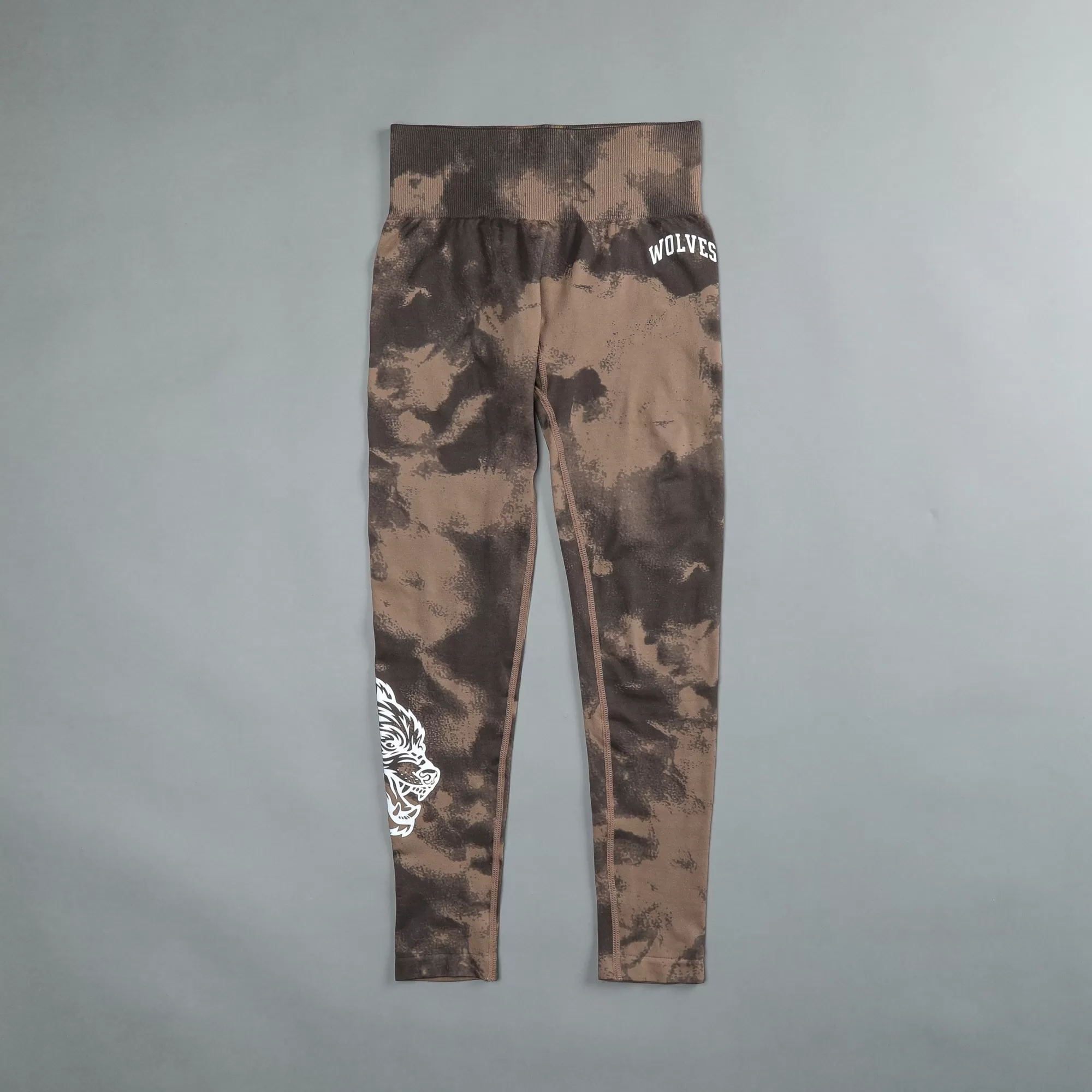 Best Sale Big Wolf Loyalty "Everson Scrunch" Leggings In Mojave Brown Jumbo Marble Women Bottoms