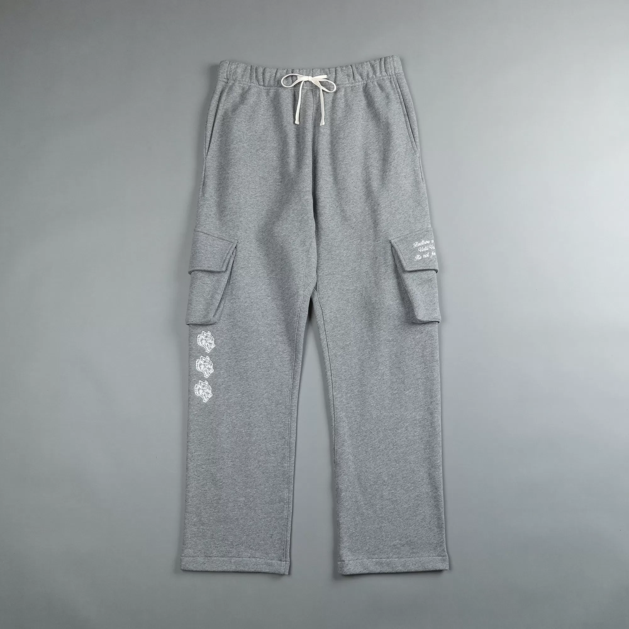 Discount Cerberus Bigelow Cargo Sweat Pants In Athletic Gray Men Pants