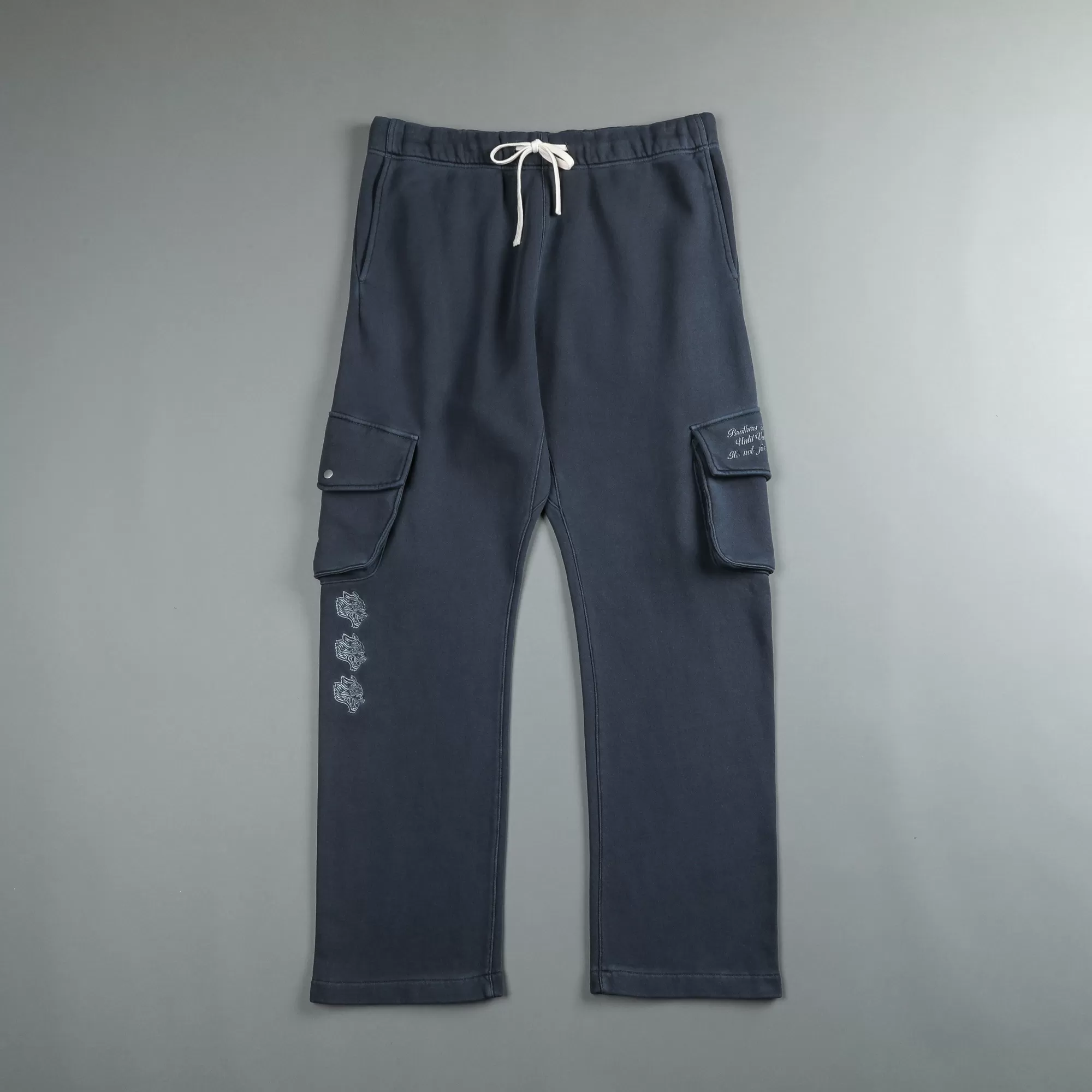 Best Sale Cerberus Bigelow Cargo Sweat Pants In Midnight Blue Men Pants