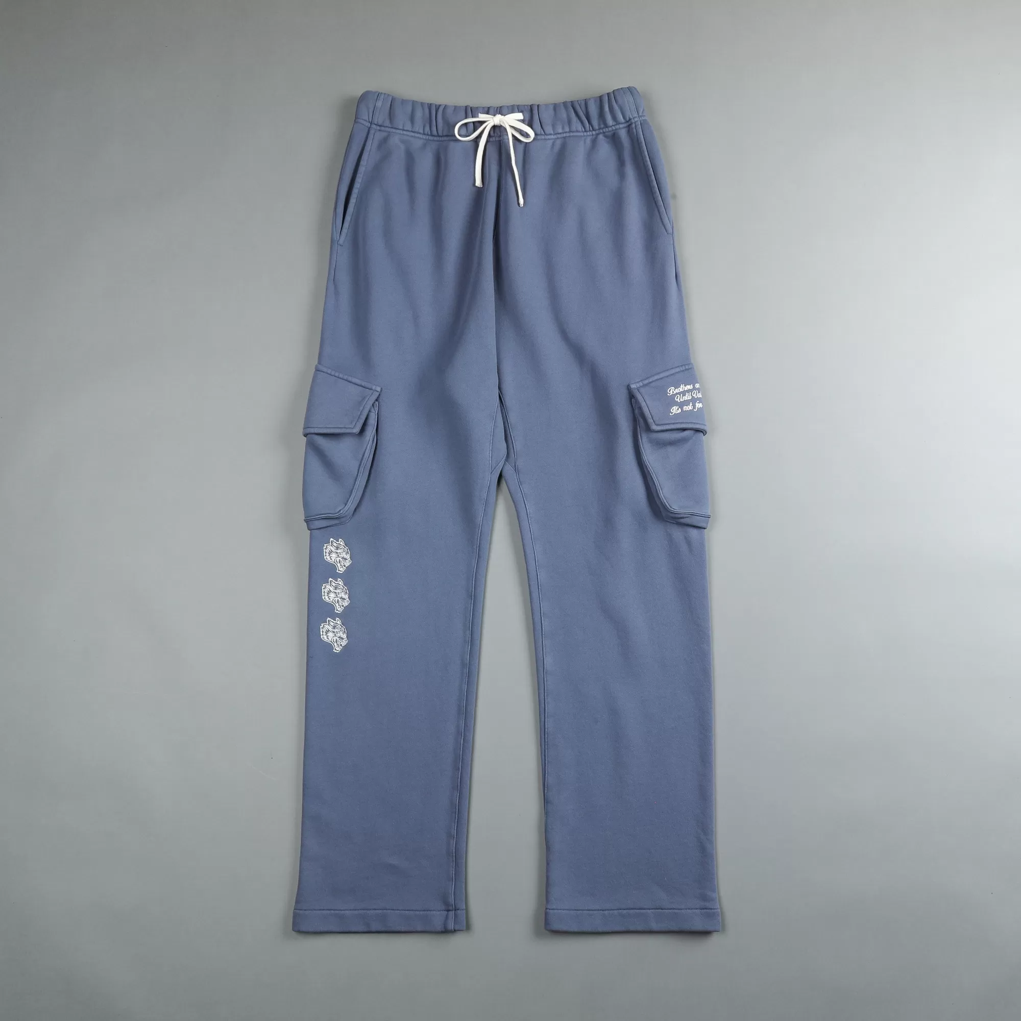 Shop Cerberus Bigelow Cargo Sweat Pants In Norse Blue Men Pants
