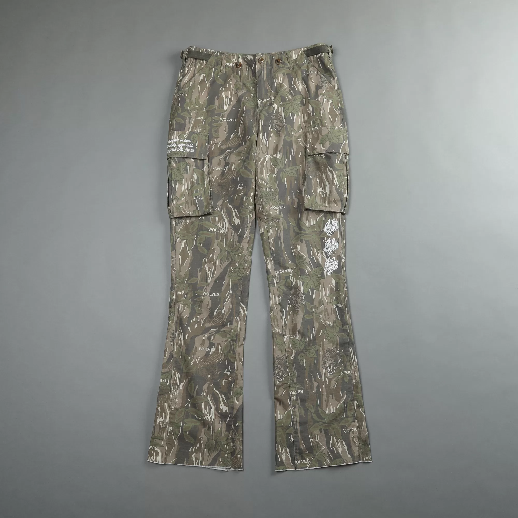 Store Cerberus Fatigue Bootcut Pants In Norse Camo Men Pants