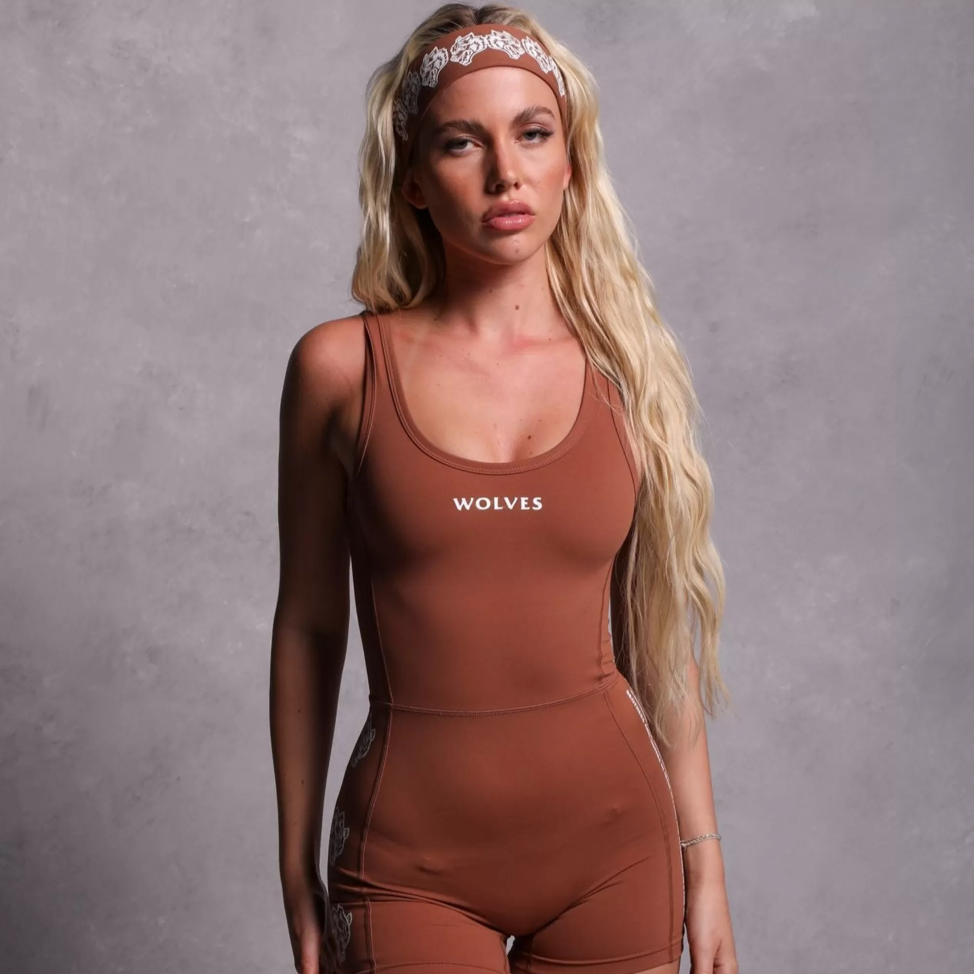 Best Sale Cerberus Sofia "Energy" Bodysuit In Norse Brown Women Bodysuits