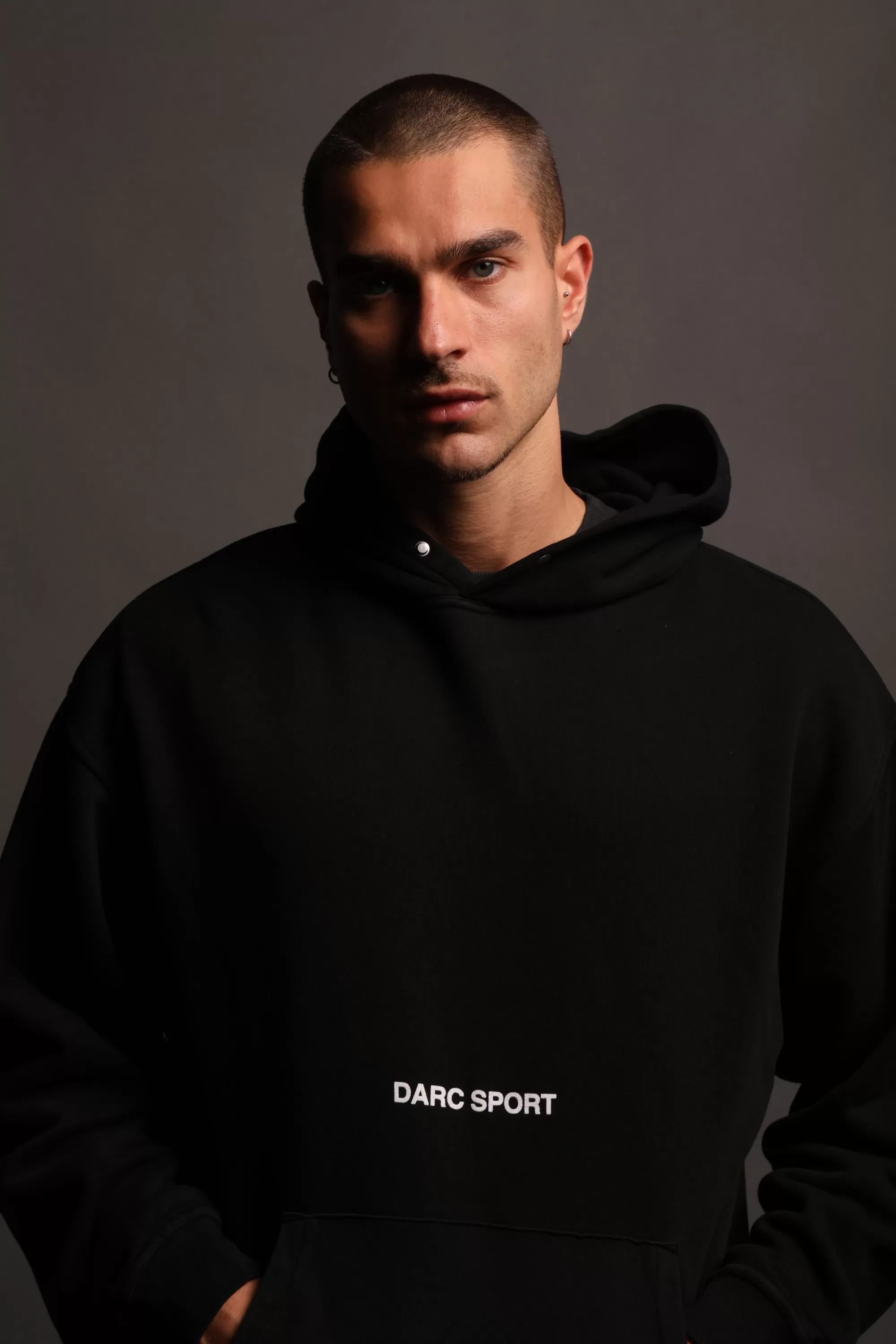 Flash Sale Come Hell Or High Water "Pierce" Hoodie In Pigment Black Men Pierce Hoodies