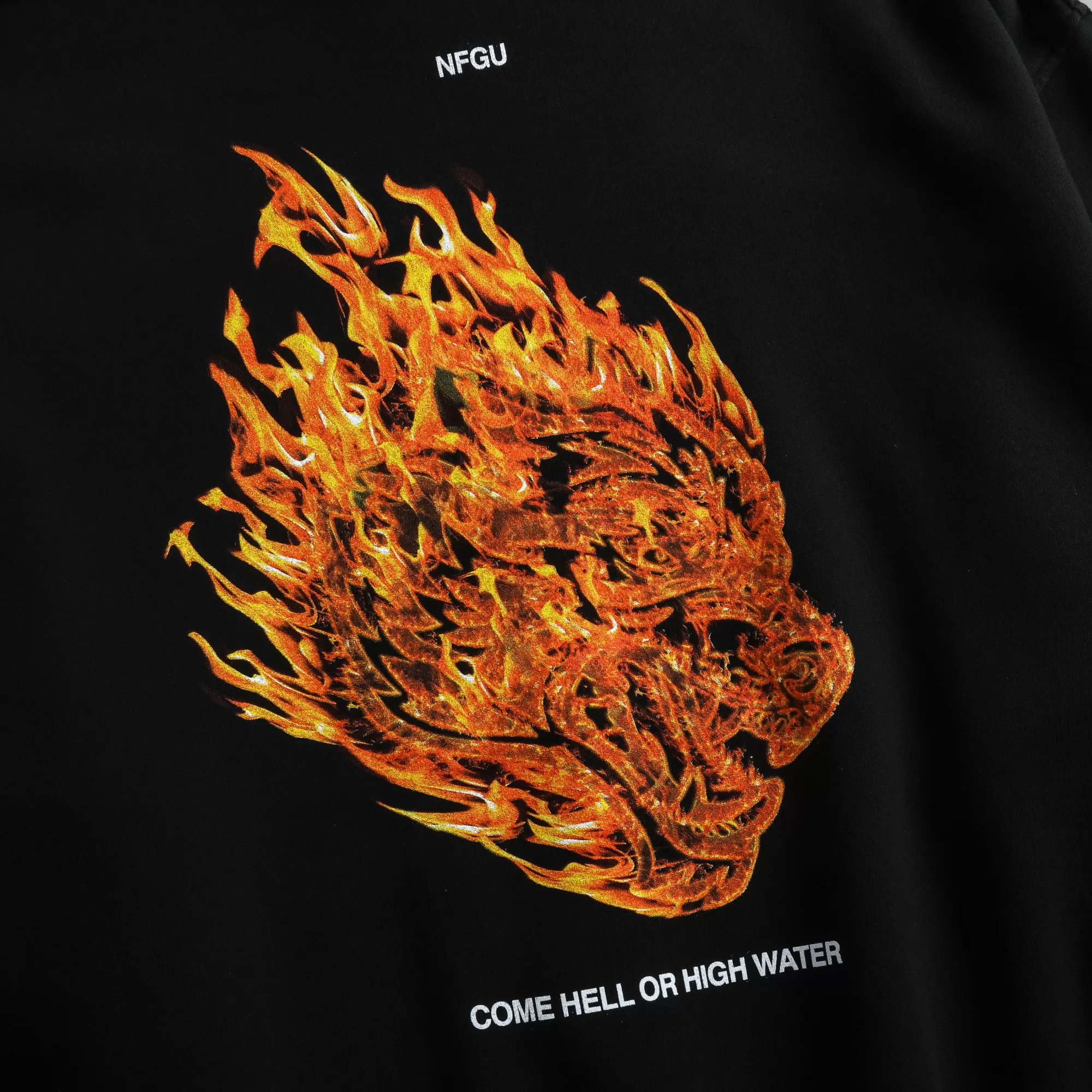 Flash Sale Come Hell Or High Water "Pierce" Hoodie In Pigment Black Men Pierce Hoodies