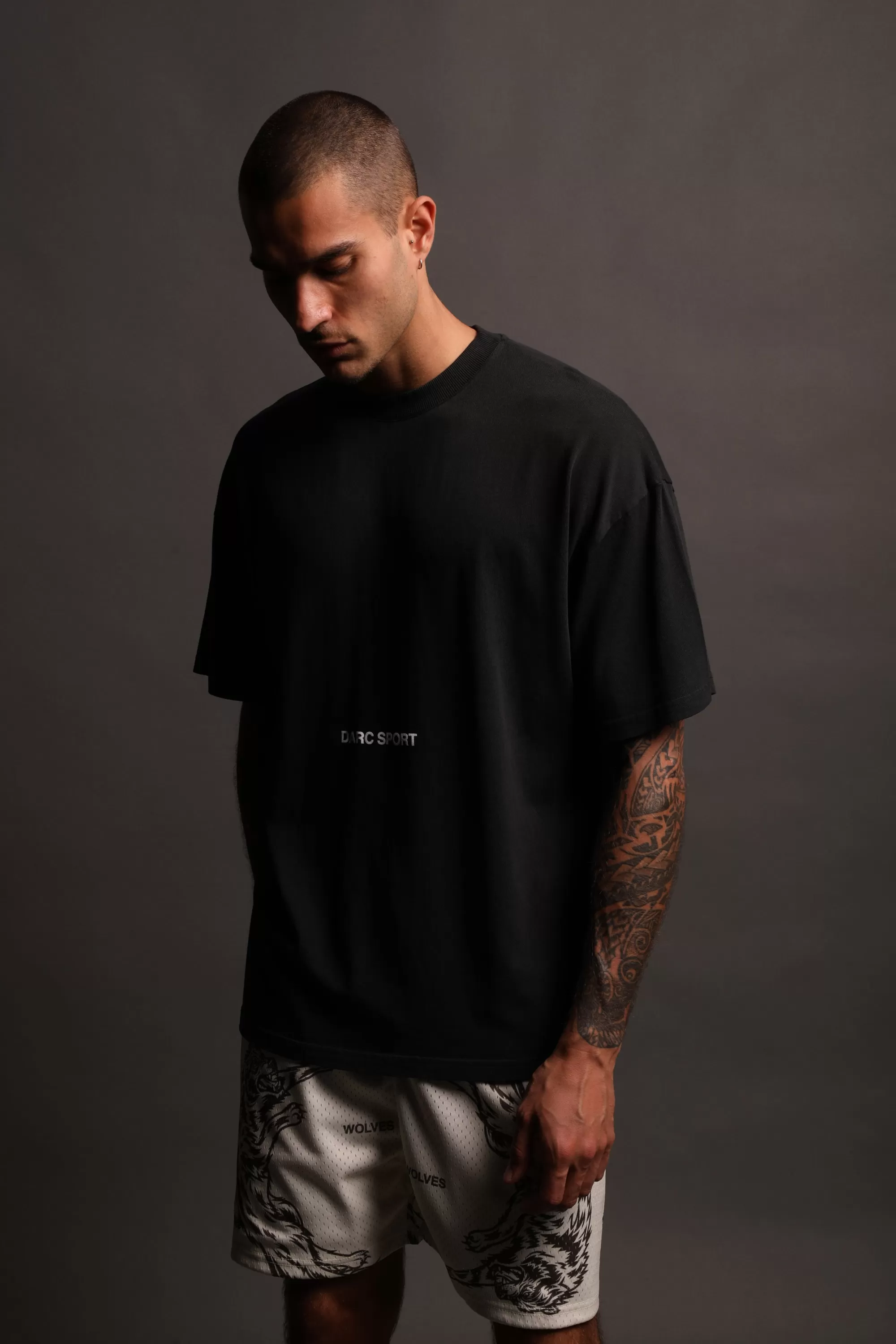 Store Come Hell Or High Water "Premium" Oversized Tee In Black Men Premium/Oversized Tees