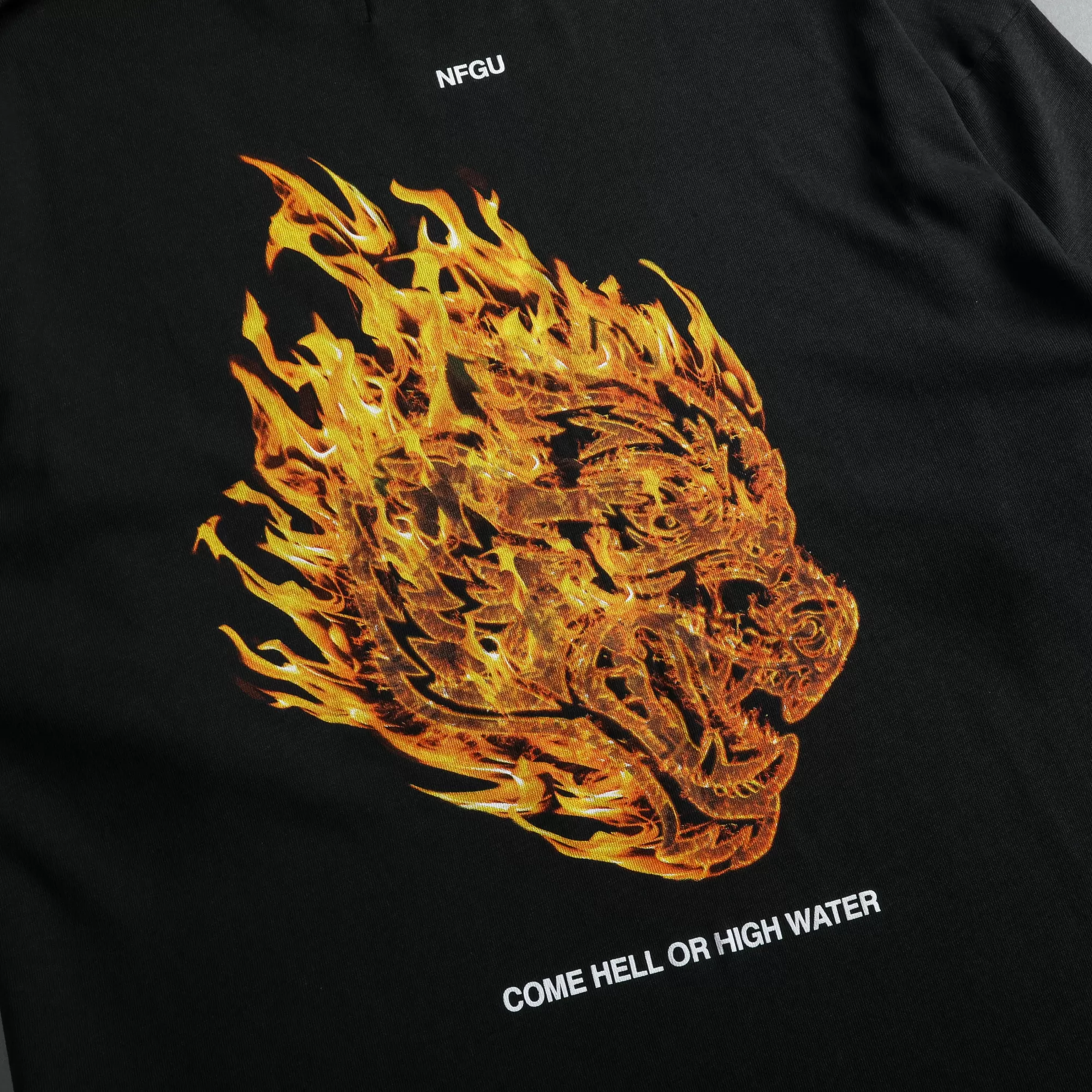 Store Come Hell Or High Water "Premium" Oversized Tee In Black Men Premium/Oversized Tees