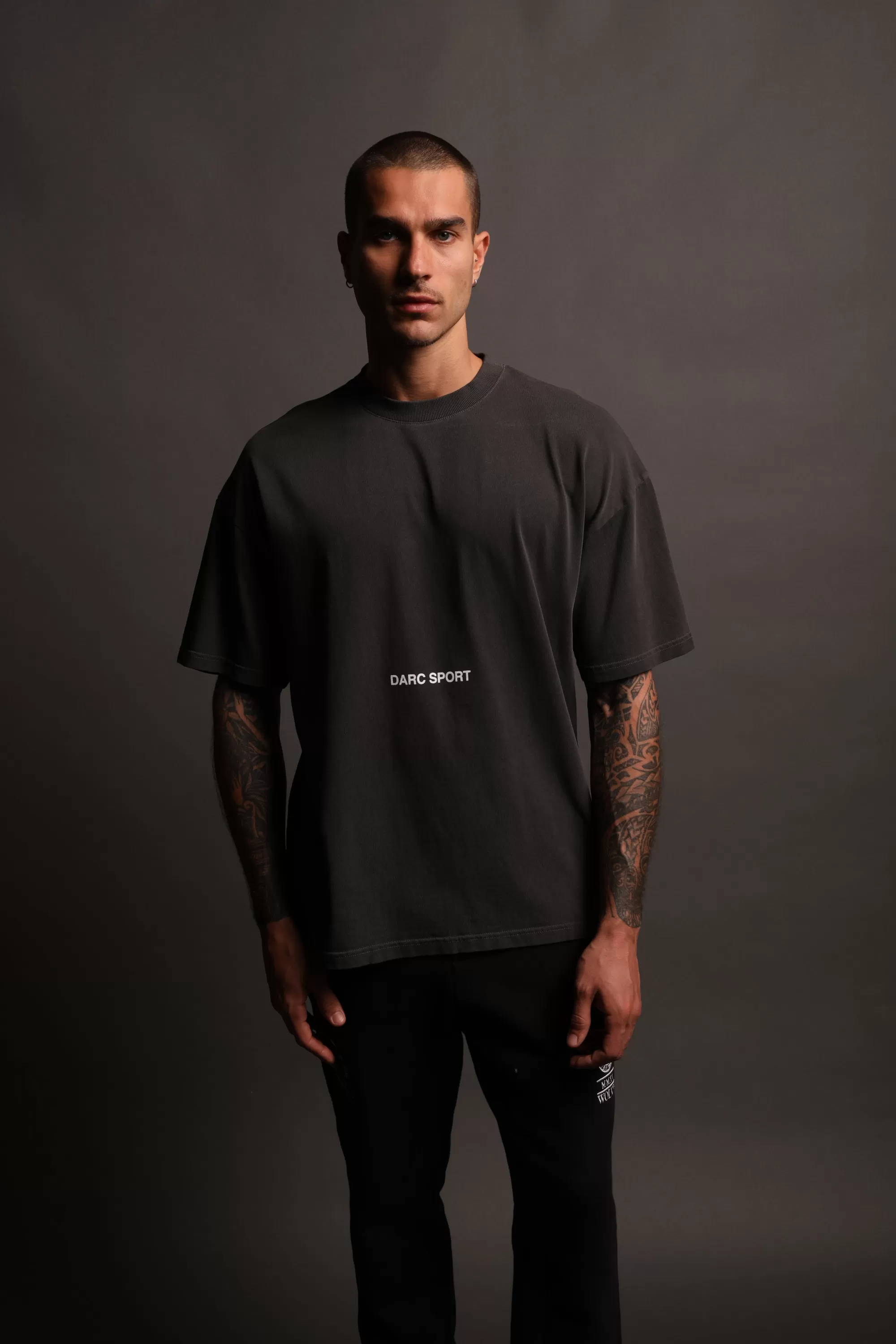 Online Come Hell Or High Water "Premium" Oversized Tee In Wolf Gray Men Premium/Oversized Tees