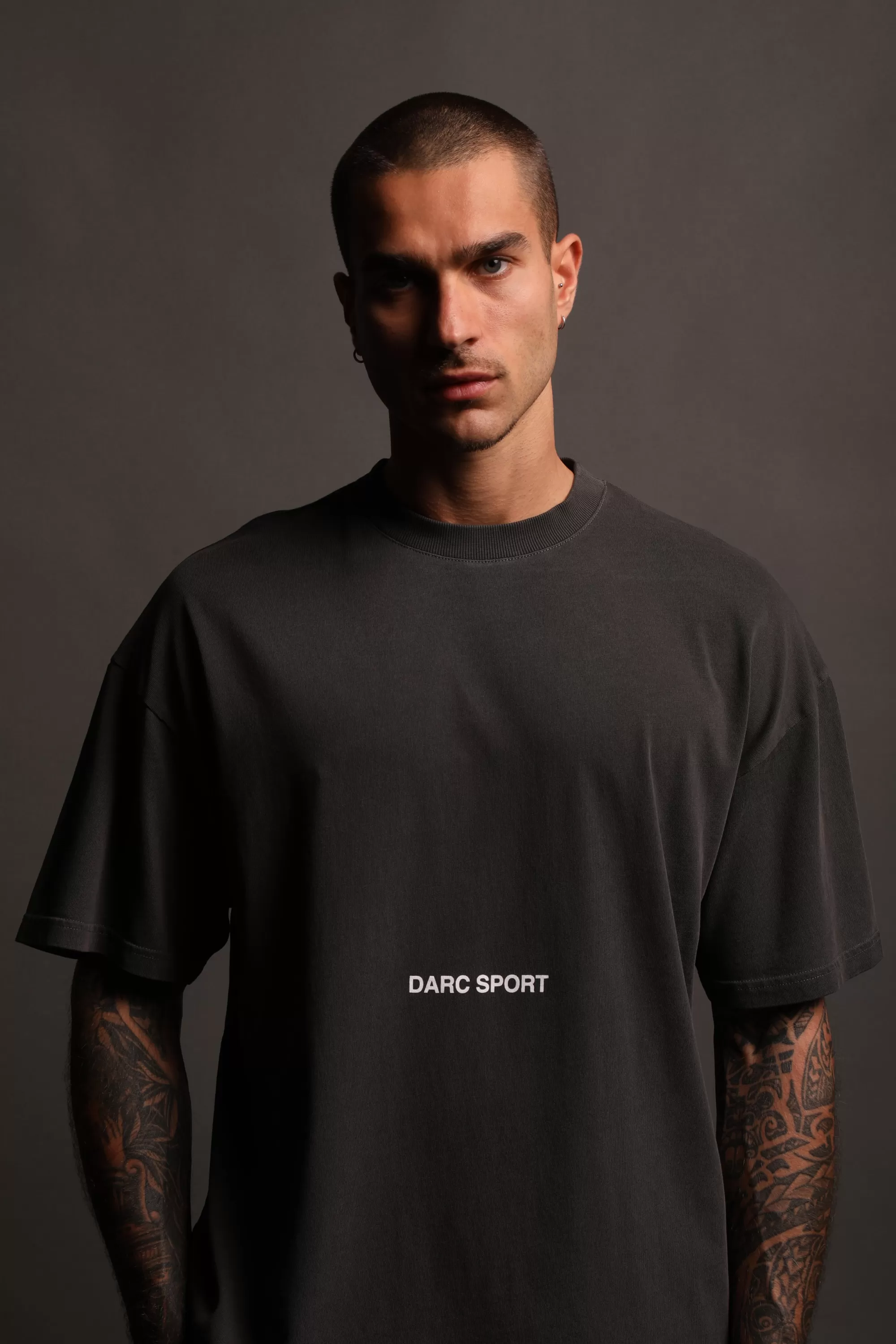 Online Come Hell Or High Water "Premium" Oversized Tee In Wolf Gray Men Premium/Oversized Tees
