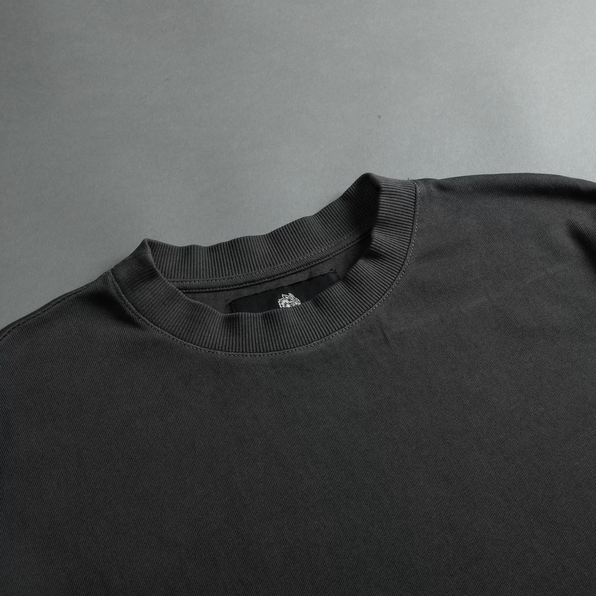 Online Come Hell Or High Water "Premium" Oversized Tee In Wolf Gray Men Premium/Oversized Tees