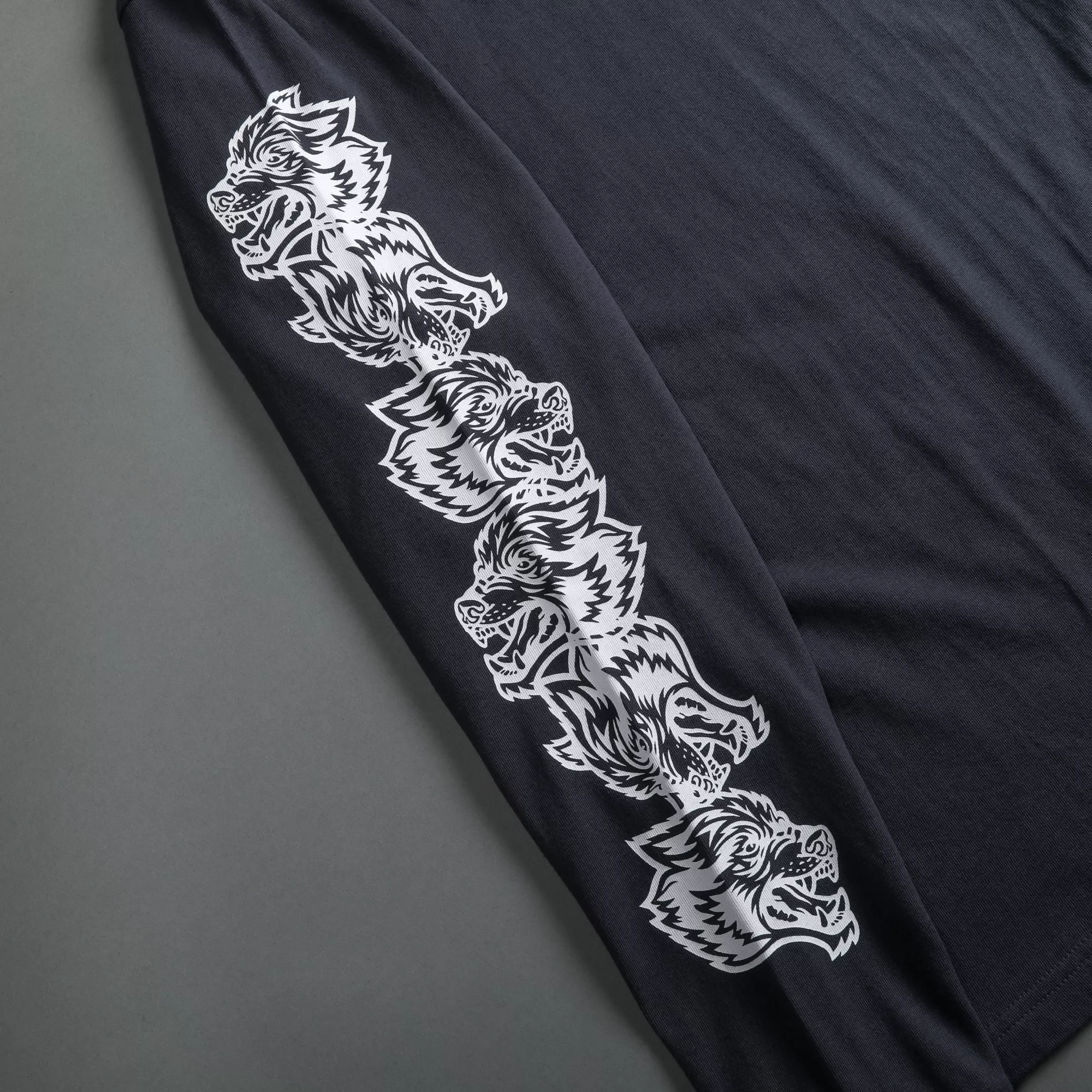 Best Sale Covered "Premium Vintage" (Ls) Tee In Midnight Blue Men Premium/Oversized Tees
