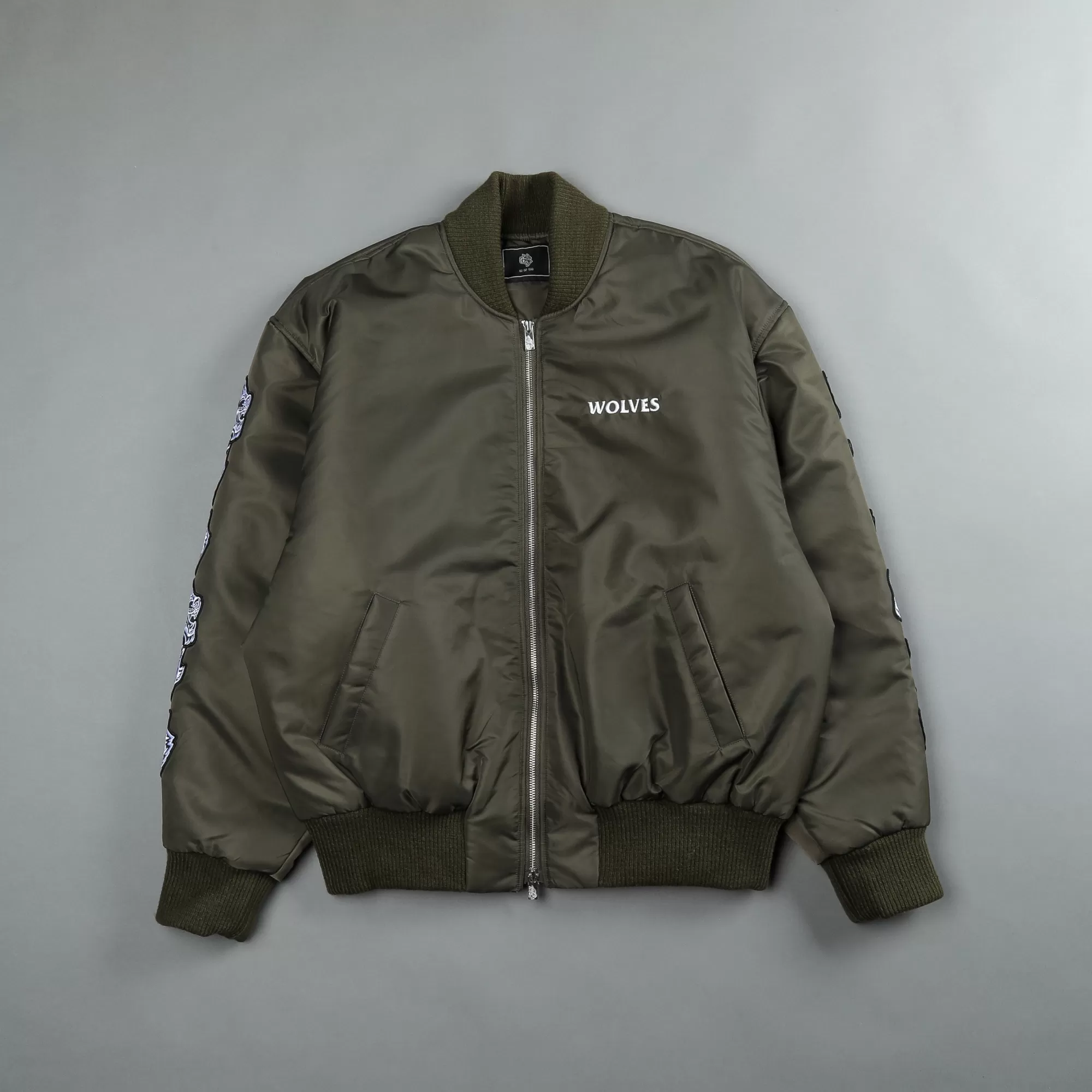 Online Covered Remy Bomber Jacket In Darc Army Green Men Jackets/Outerwear