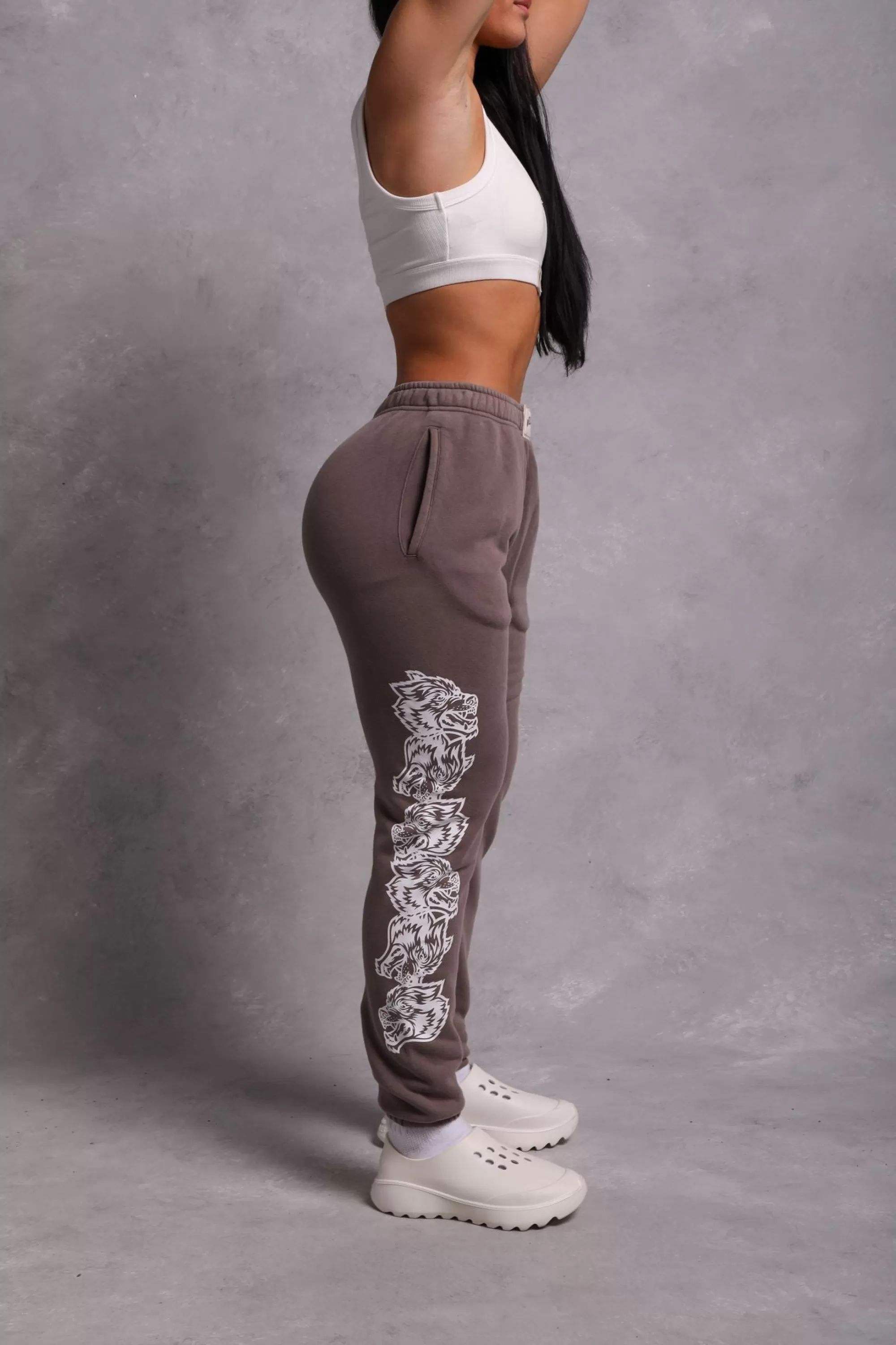 Best Covered She Post Lounge Sweats In Mojave Brown Women Bottoms