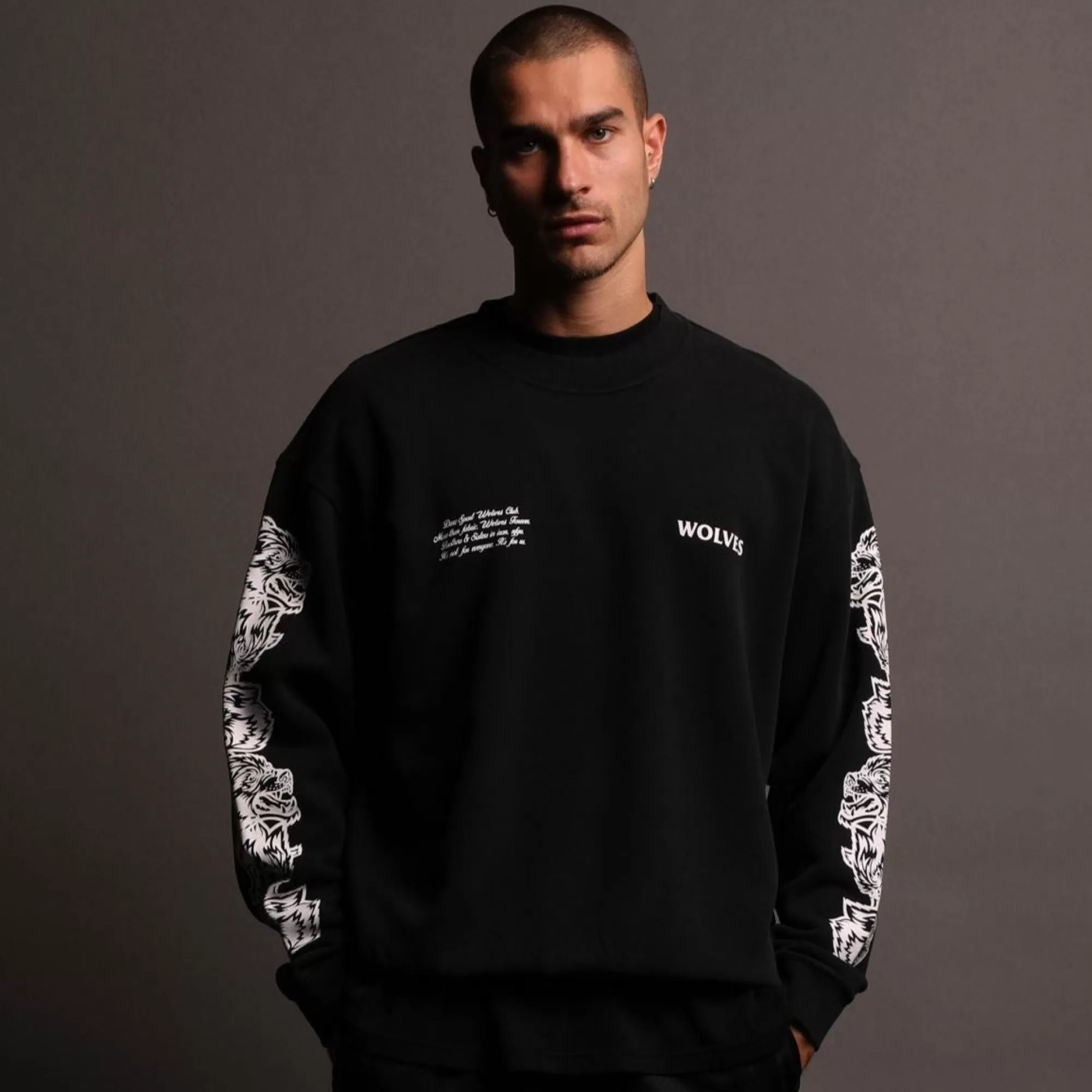 Online Covered "Vintage Cornell" Crewneck In Black Men Crewnecks