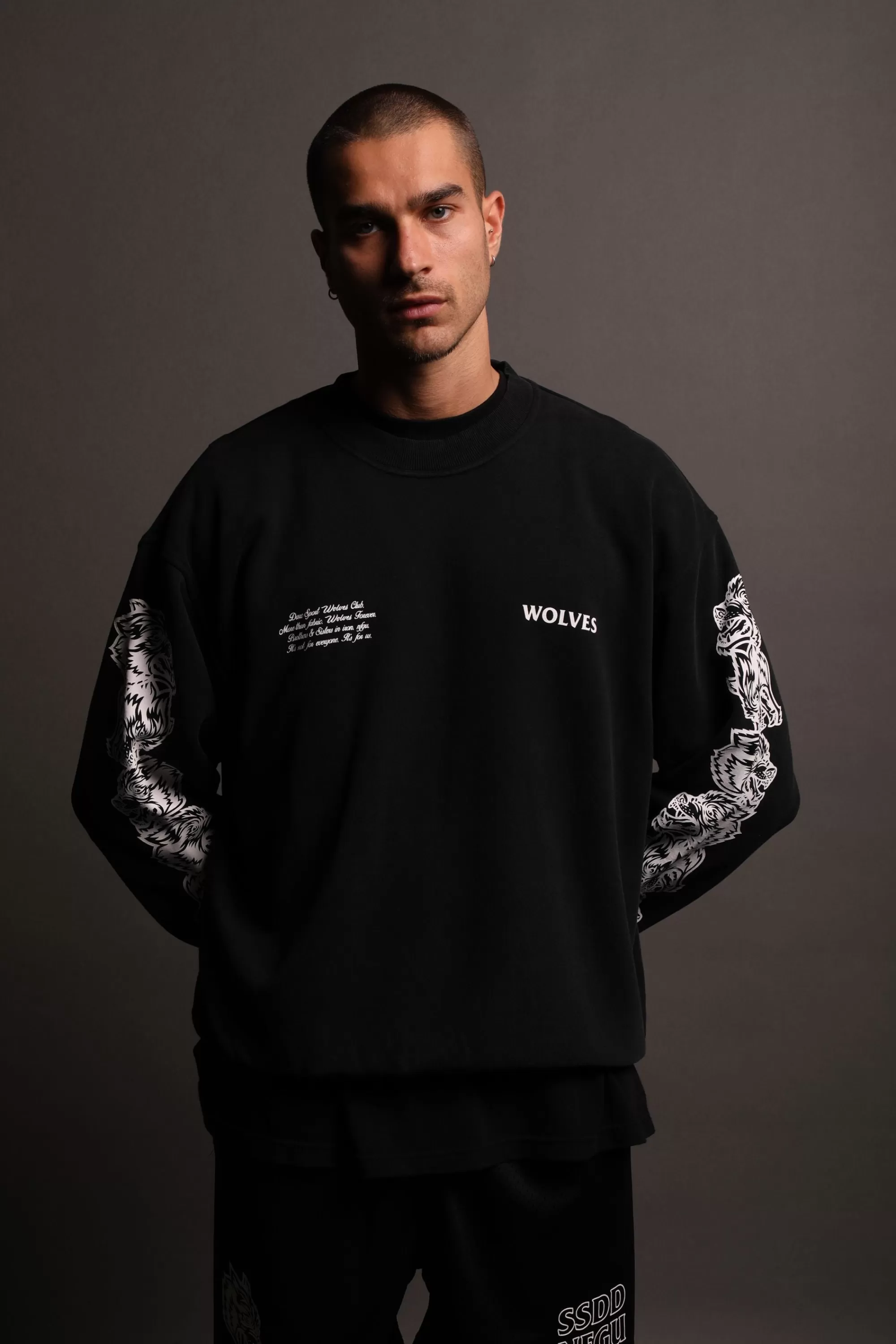 Online Covered "Vintage Cornell" Crewneck In Black Men Crewnecks