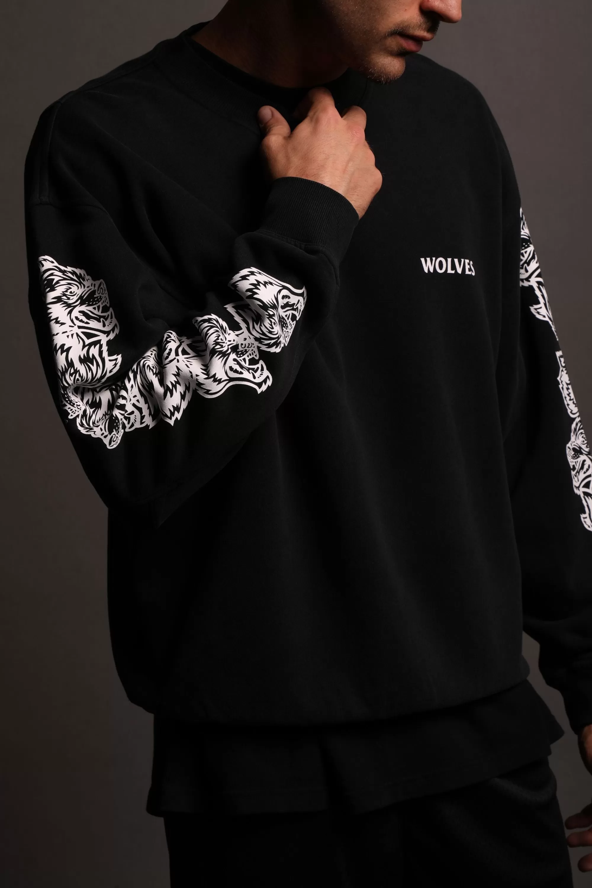 Online Covered "Vintage Cornell" Crewneck In Black Men Crewnecks