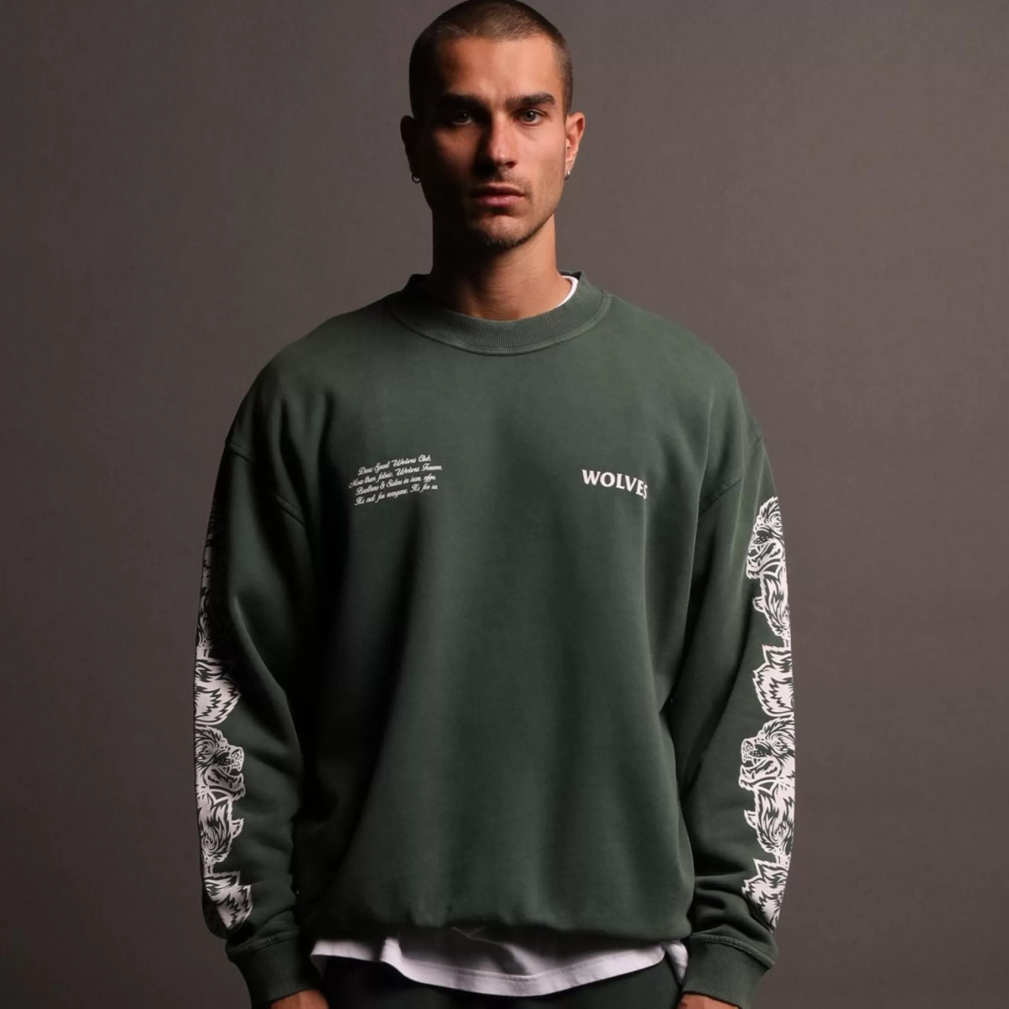 Hot Covered "Vintage Cornell" Crewneck In Norse Green Men Crewnecks