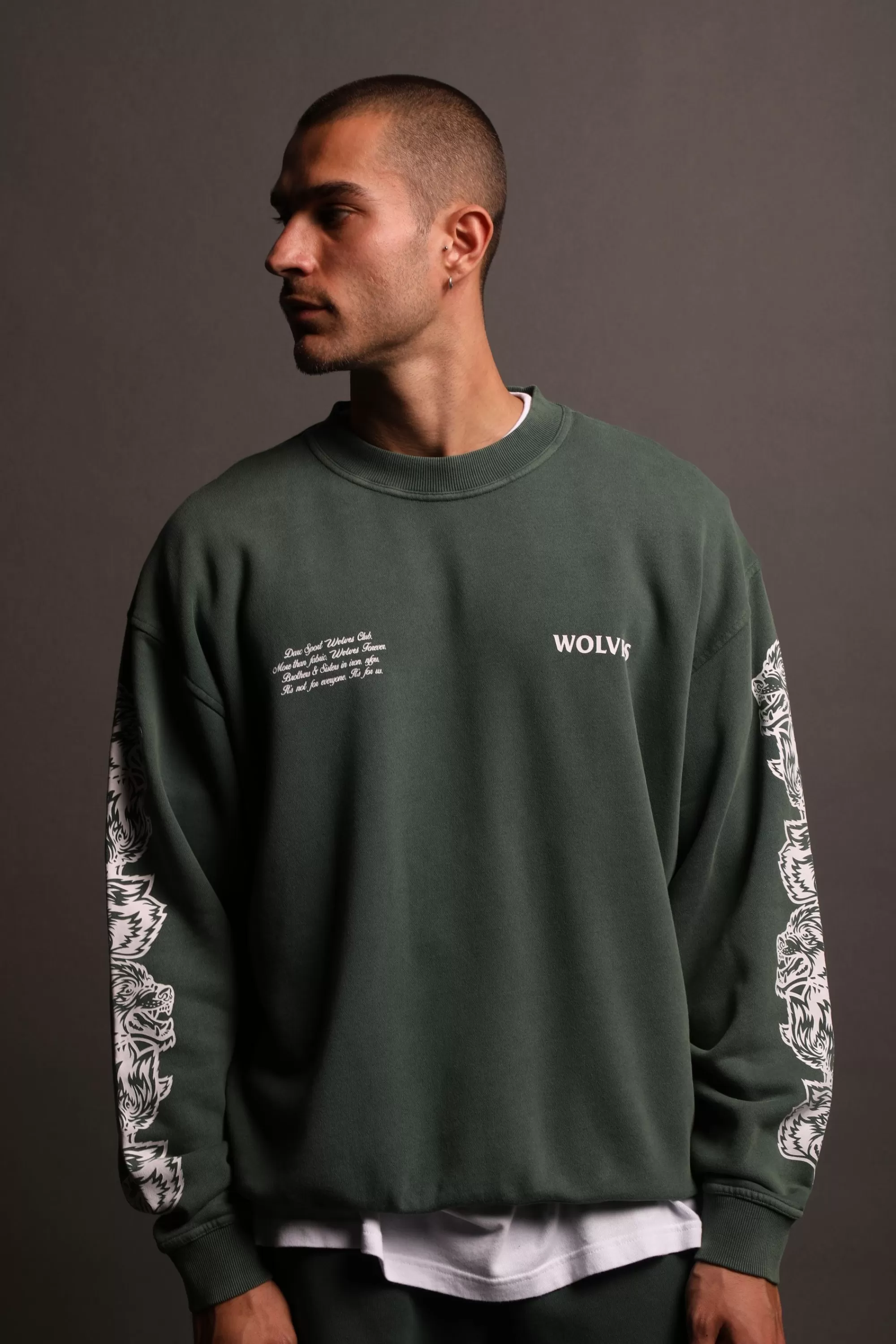 Hot Covered "Vintage Cornell" Crewneck In Norse Green Men Crewnecks