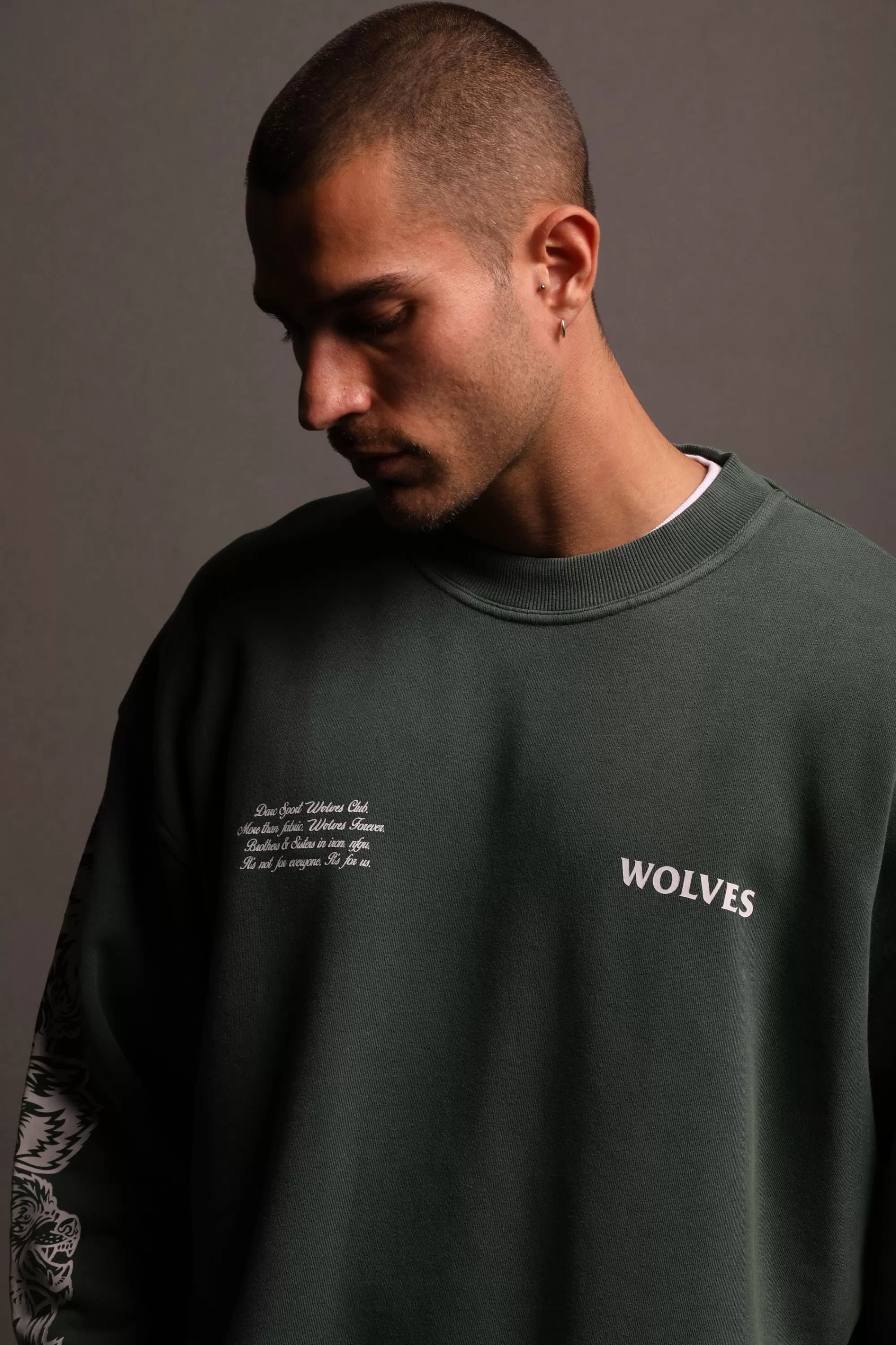 Hot Covered "Vintage Cornell" Crewneck In Norse Green Men Crewnecks