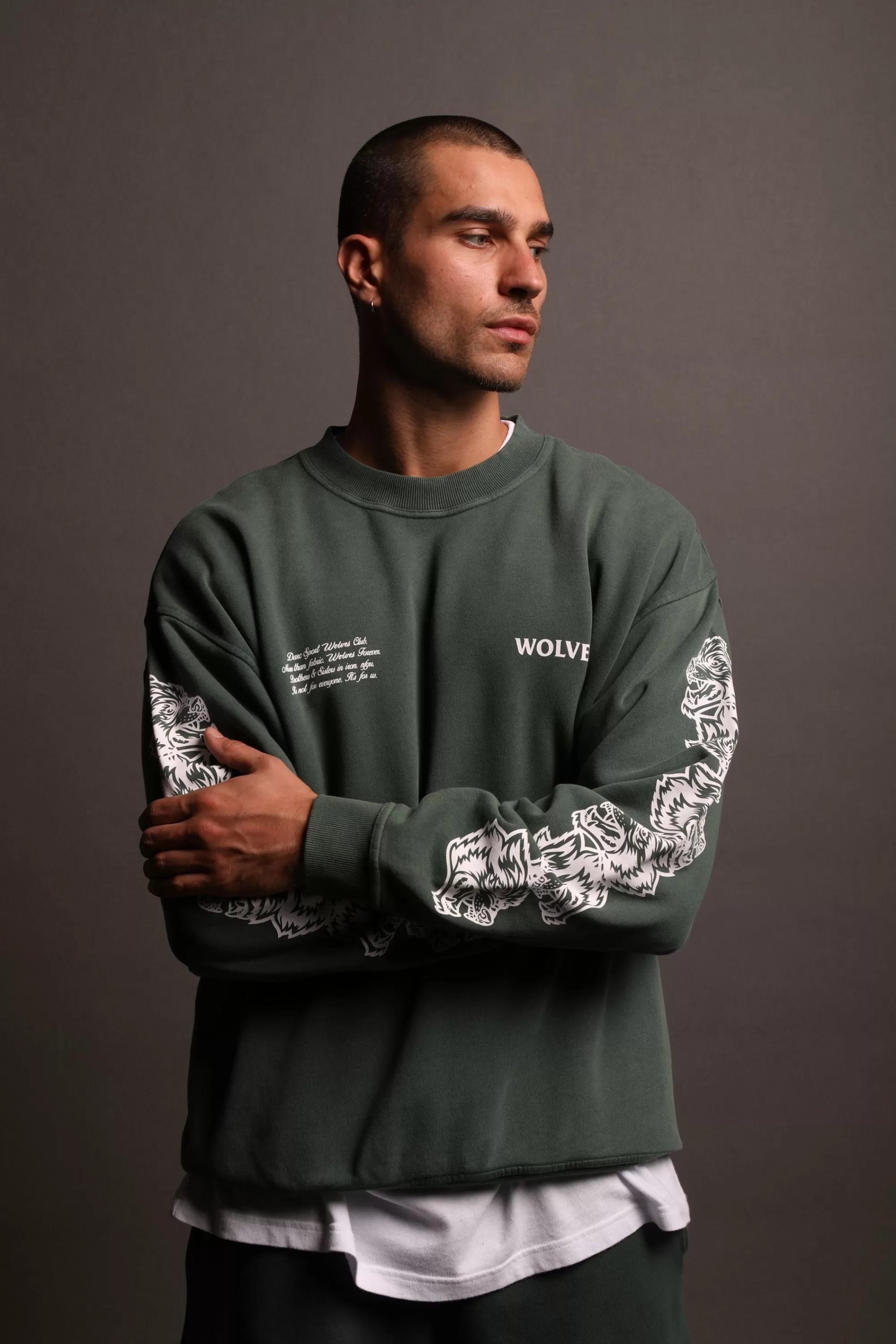 Hot Covered "Vintage Cornell" Crewneck In Norse Green Men Crewnecks