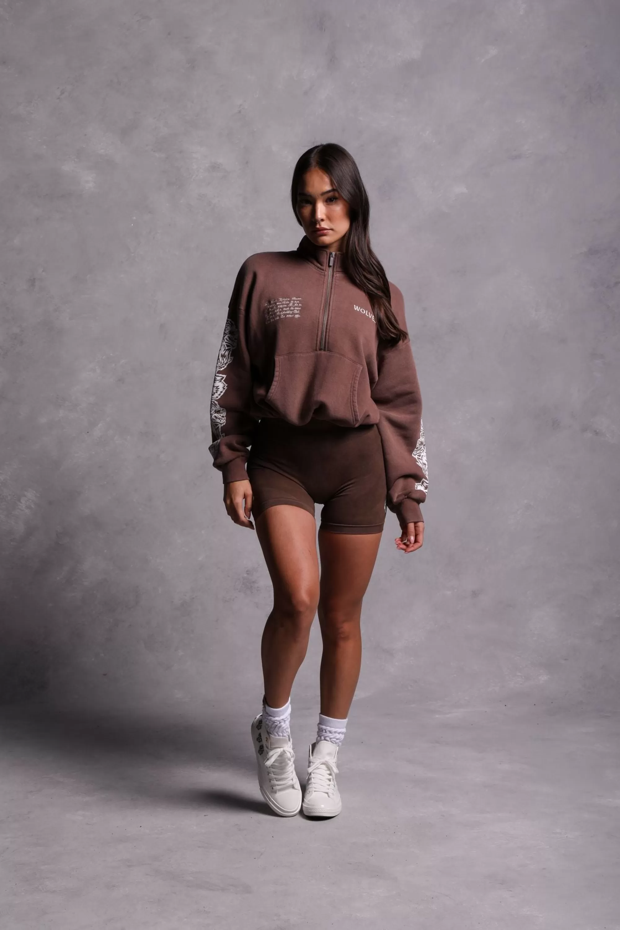 Online Covered Vintage Everson Mockneck Sweater In Norse Brown Women Tops