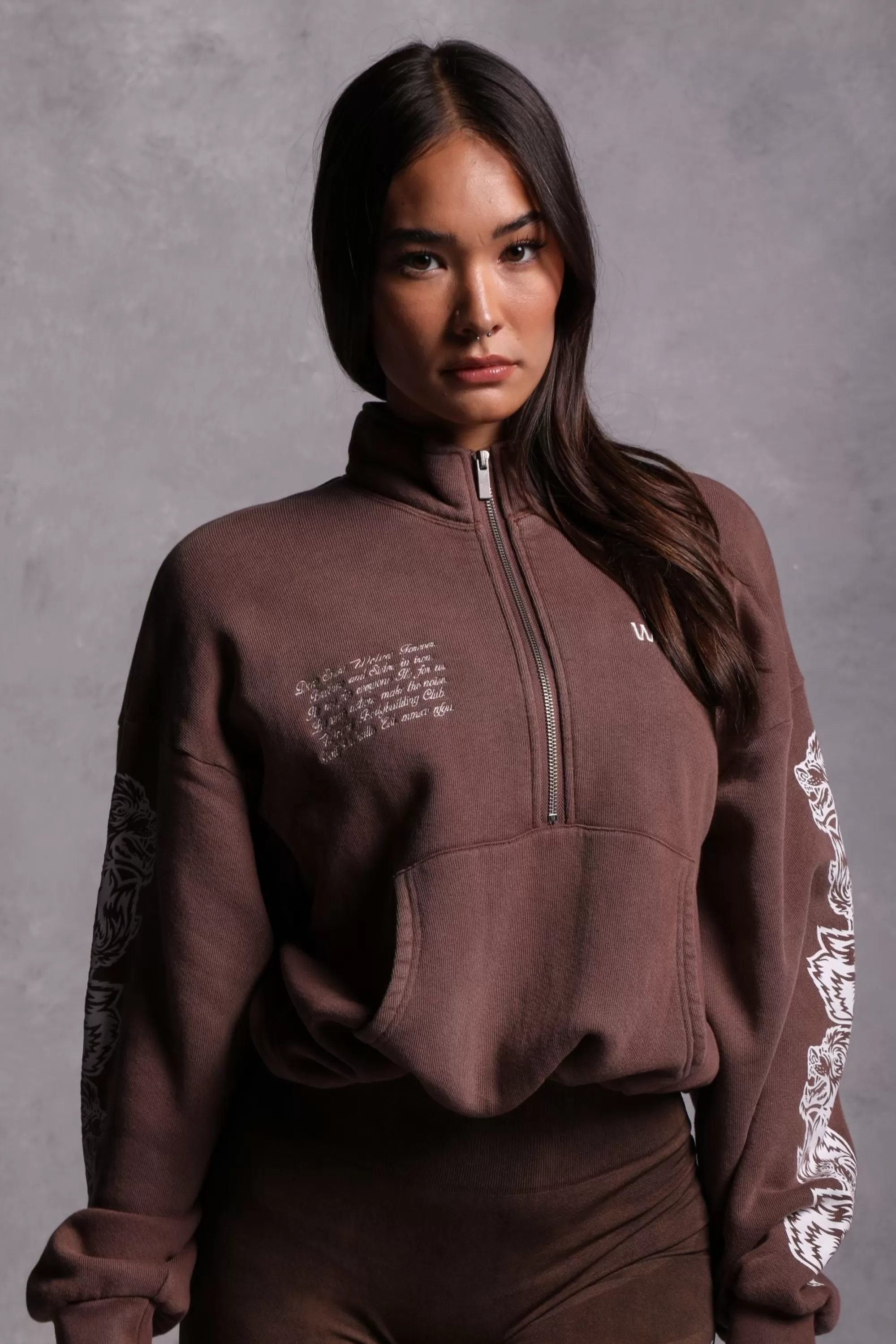 Online Covered Vintage Everson Mockneck Sweater In Norse Brown Women Tops
