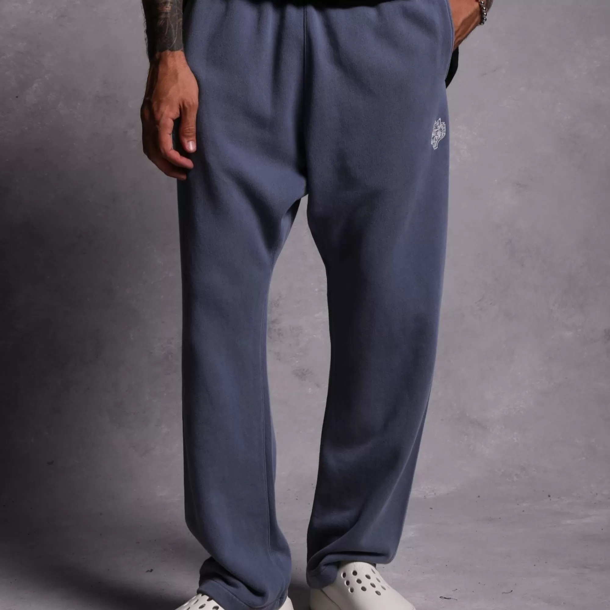 Cheap Dual Bigelow Sweat Pants In Norse Blue Men Pants