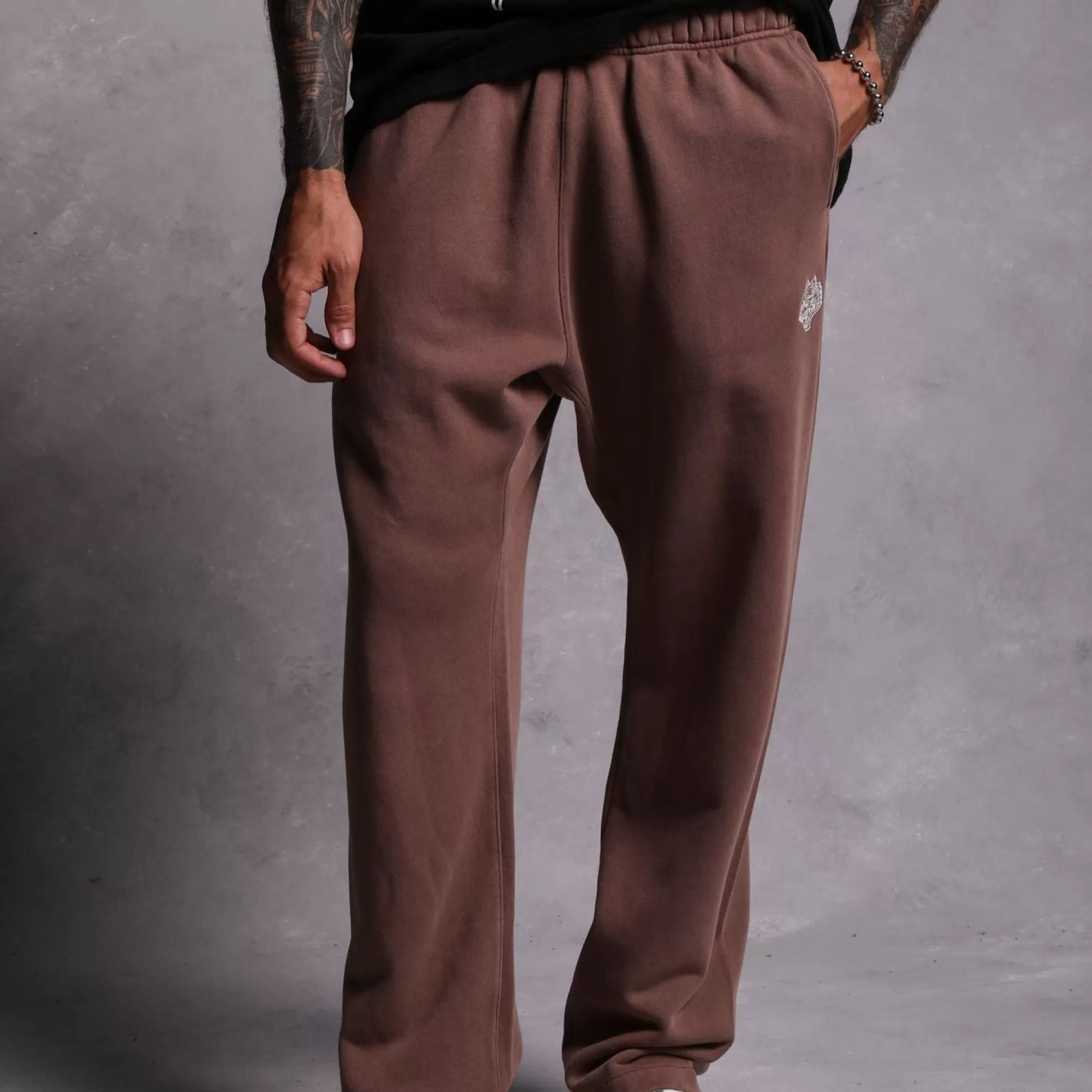 Flash Sale Dual Bigelow Sweat Pants In Norse Brown Men Pants