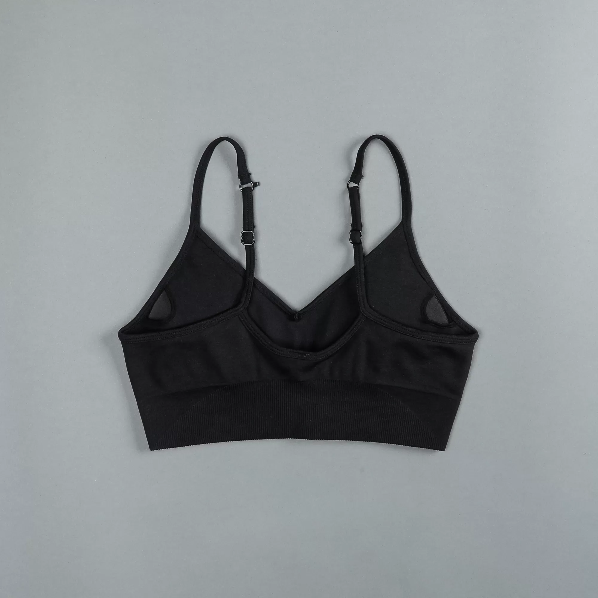 Best Dual "Everson Seamless" Sports Bra In Black Women Seamless