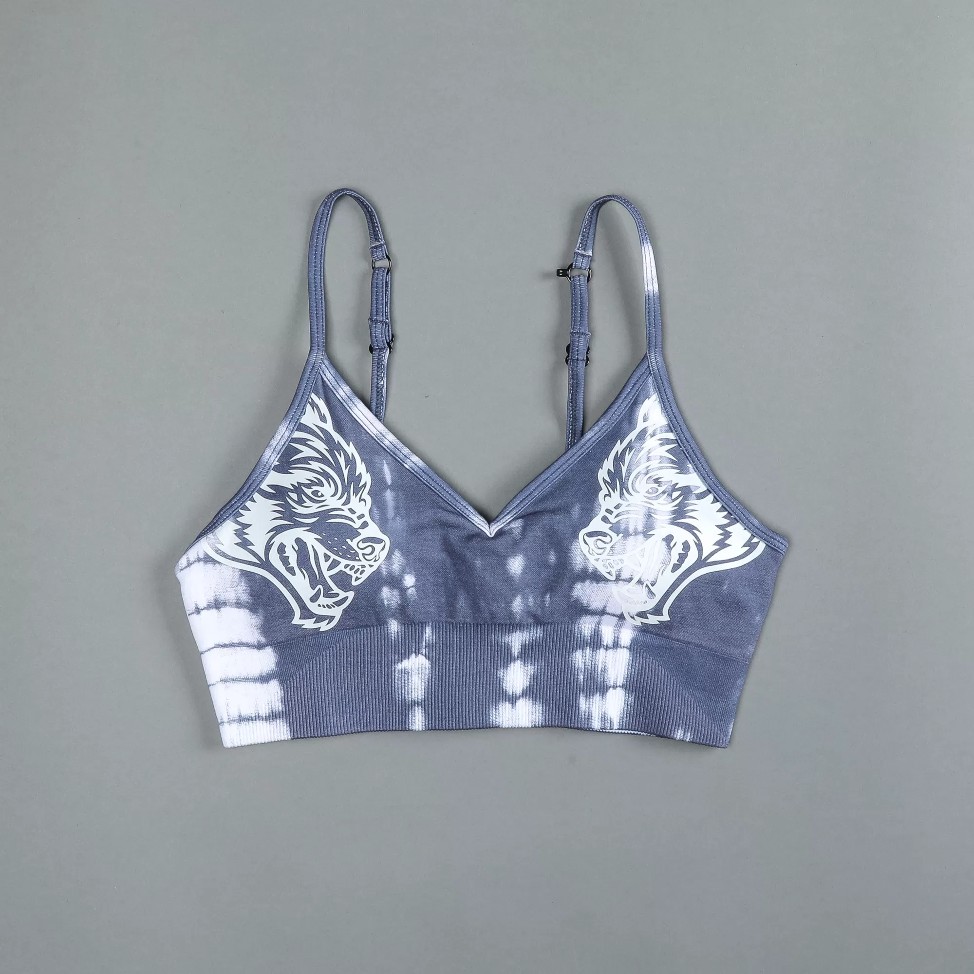 Store Dual "Everson Seamless" Sports Bra In Norse Blue Serpent Women Seamless