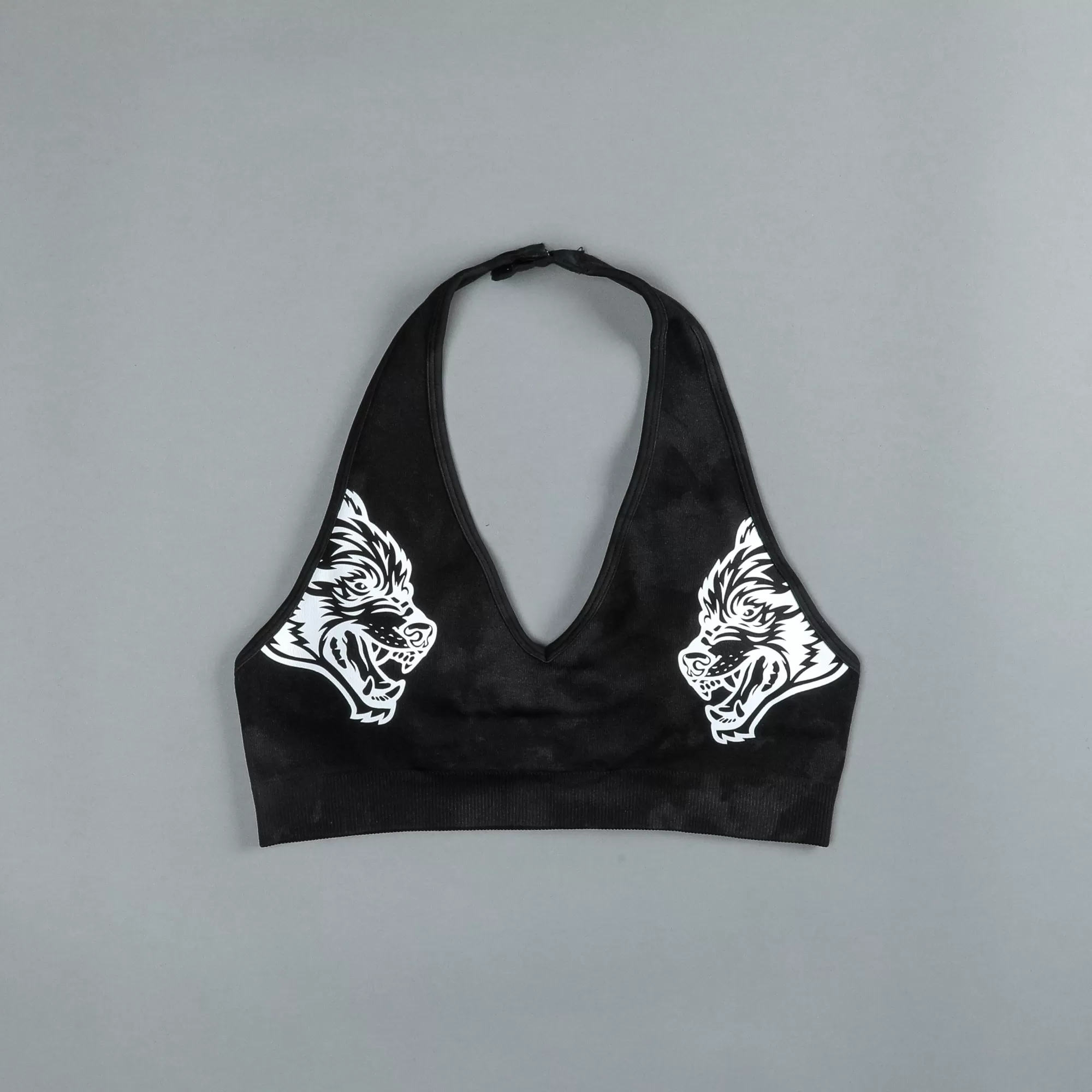 Flash Sale Dual "Everson Seamless" Sports Bra In Tonal Black Jumbo Marble Women Bras