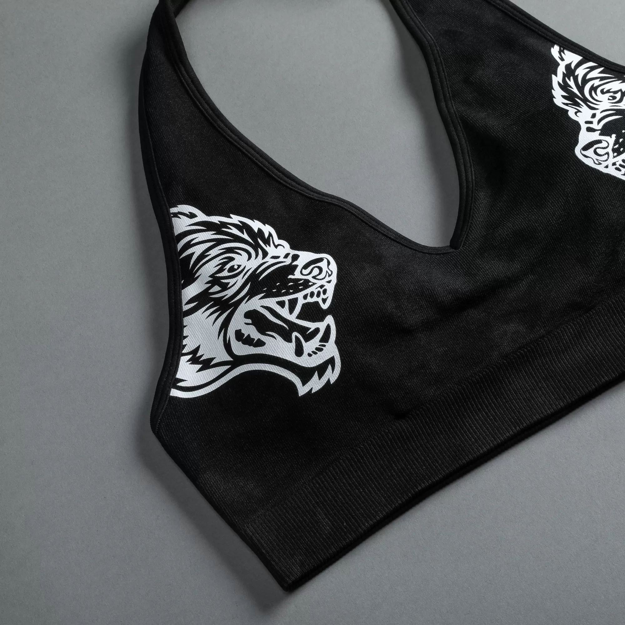 Flash Sale Dual "Everson Seamless" Sports Bra In Tonal Black Jumbo Marble Women Bras