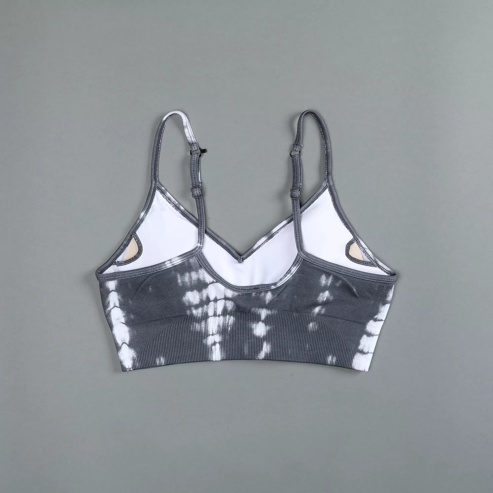 Cheap Dual "Everson Seamless" Sports Bra In Wolf Gray Serpent Women Bras