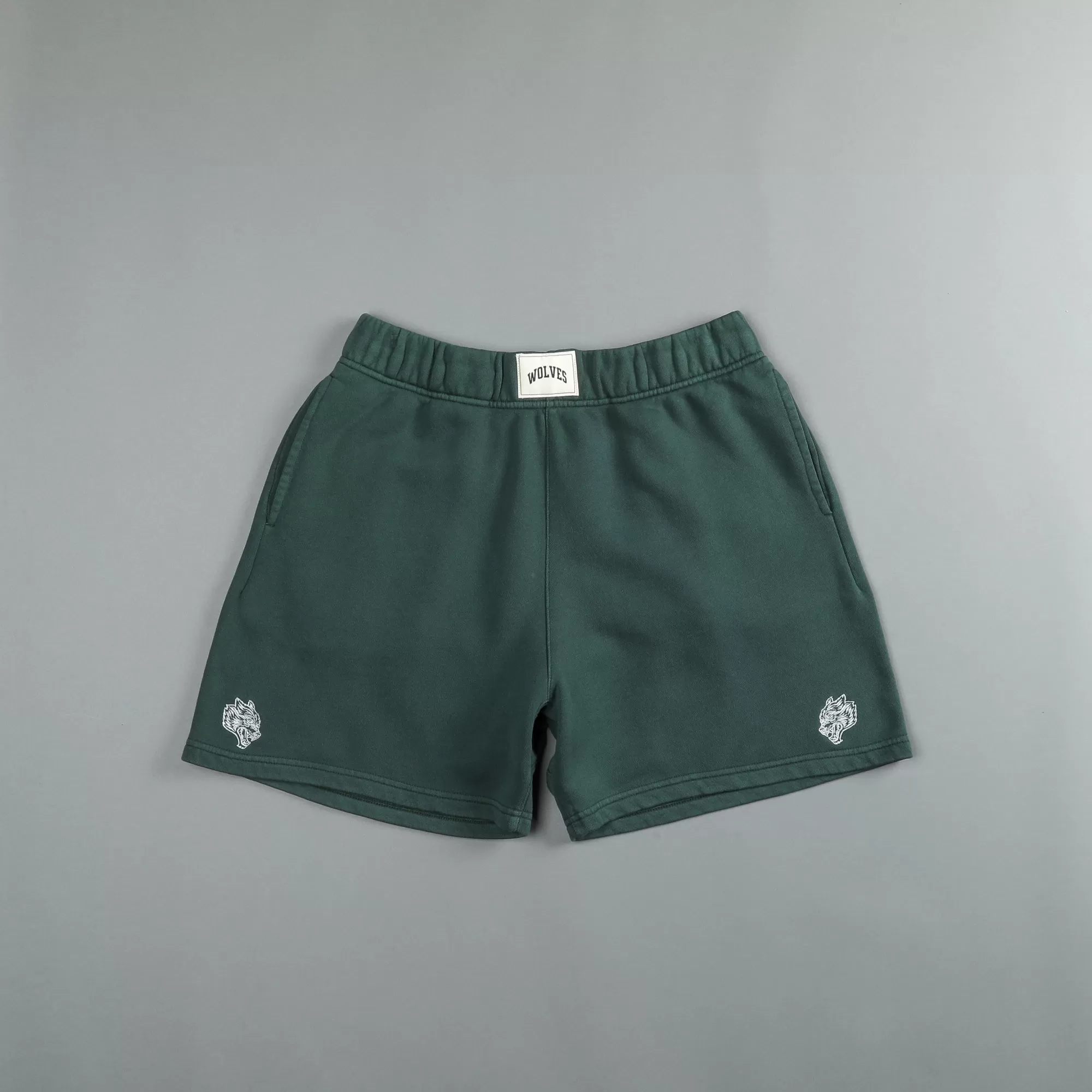 Hot Dual Patch Liam Sweat Shorts In Norse Green Men Shorts