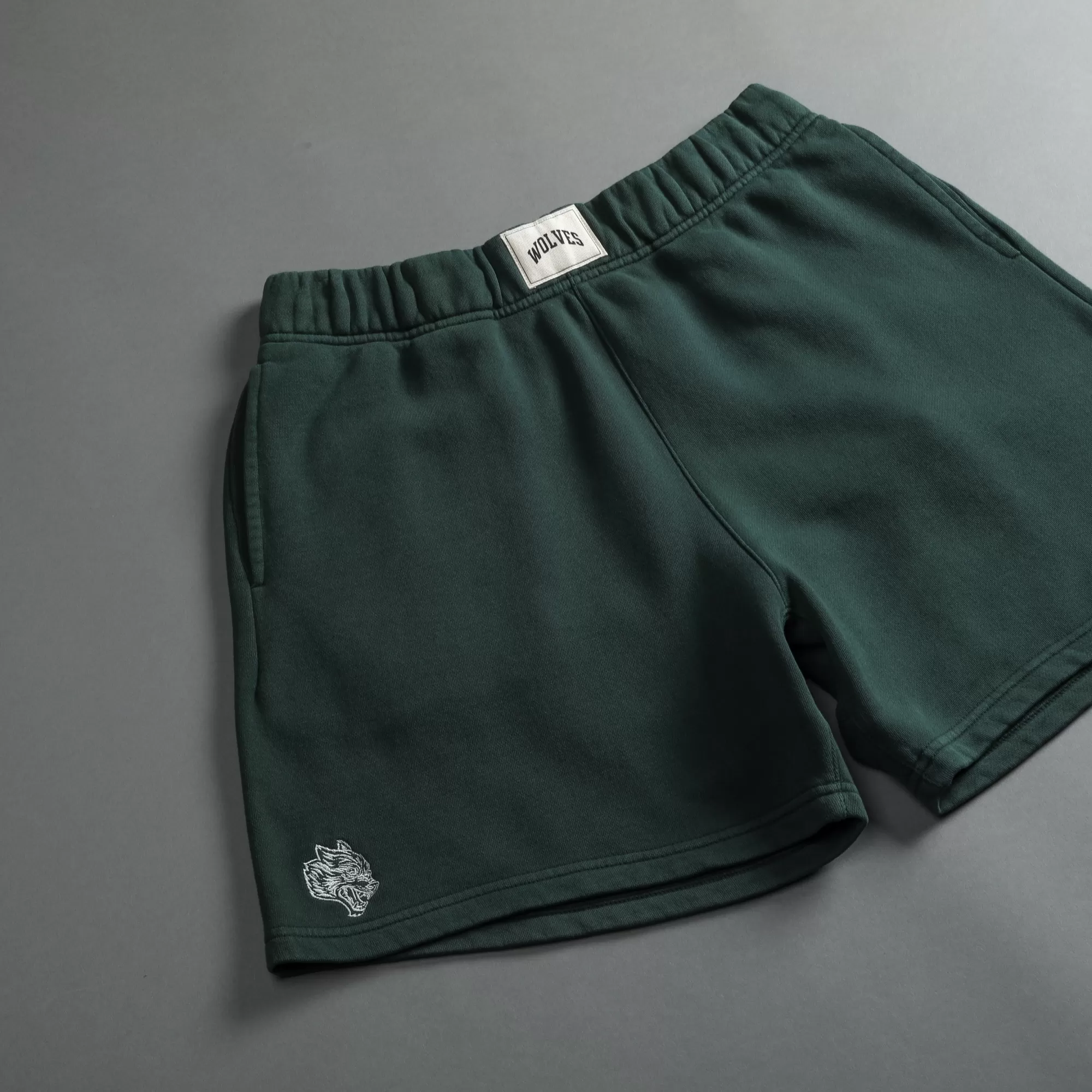 Hot Dual Patch Liam Sweat Shorts In Norse Green Men Shorts