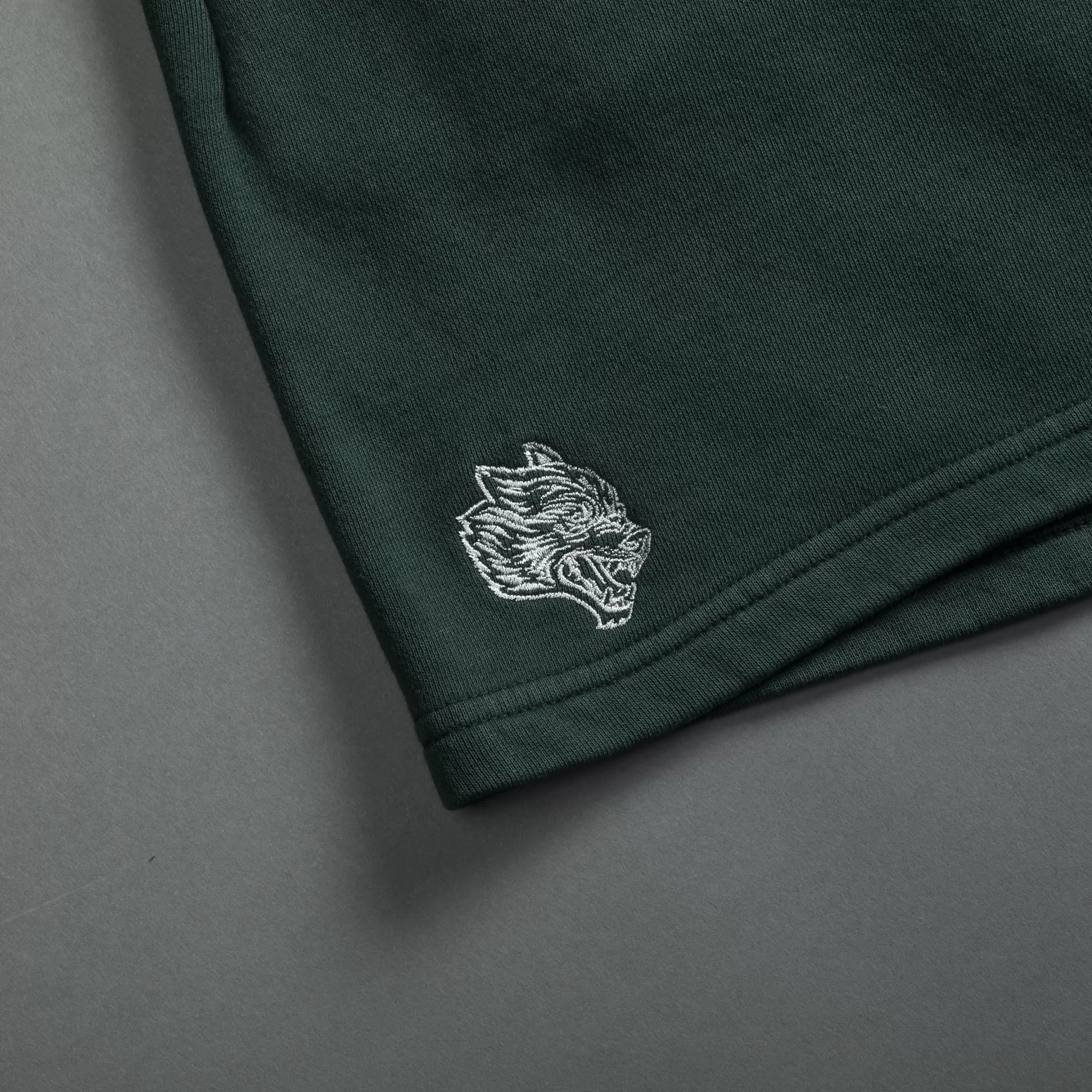 Hot Dual Patch Liam Sweat Shorts In Norse Green Men Shorts