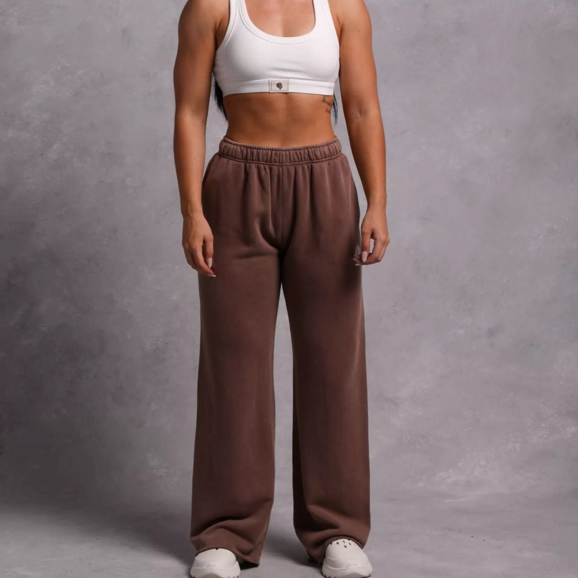 Cheap Dual She Big Cozy Sweats In Norse Brown Women Bottoms