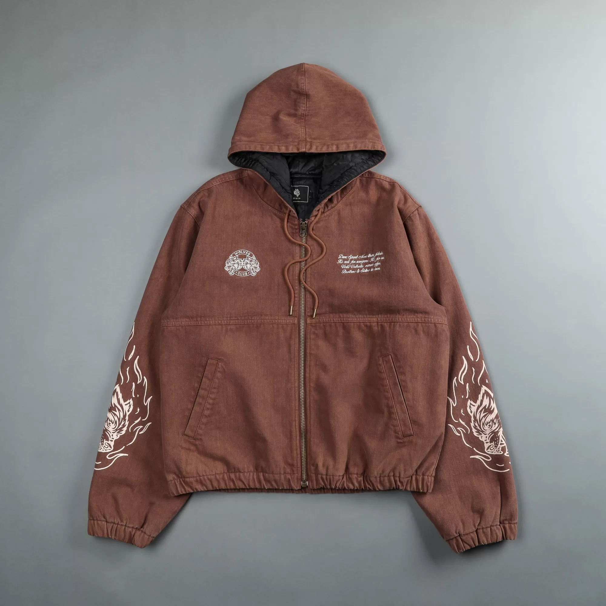 Discount Fired Up Calaway Jacket In Distressed Norse Brown Men Jackets/Outerwear