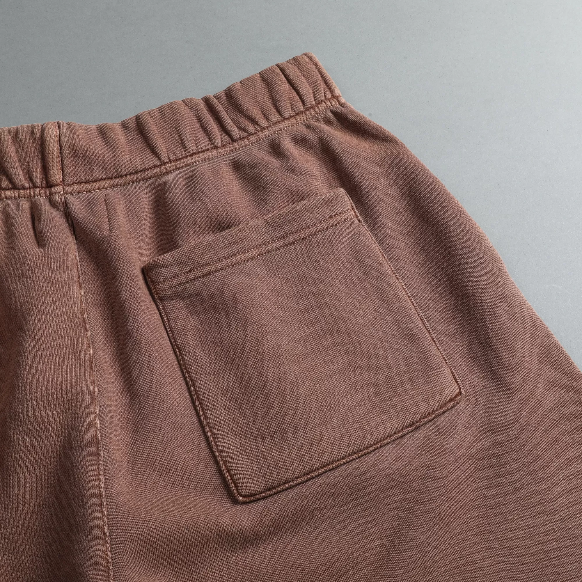 Hot Fired Up Patch Liam Sweat Shorts In Norse Brown Men Shorts